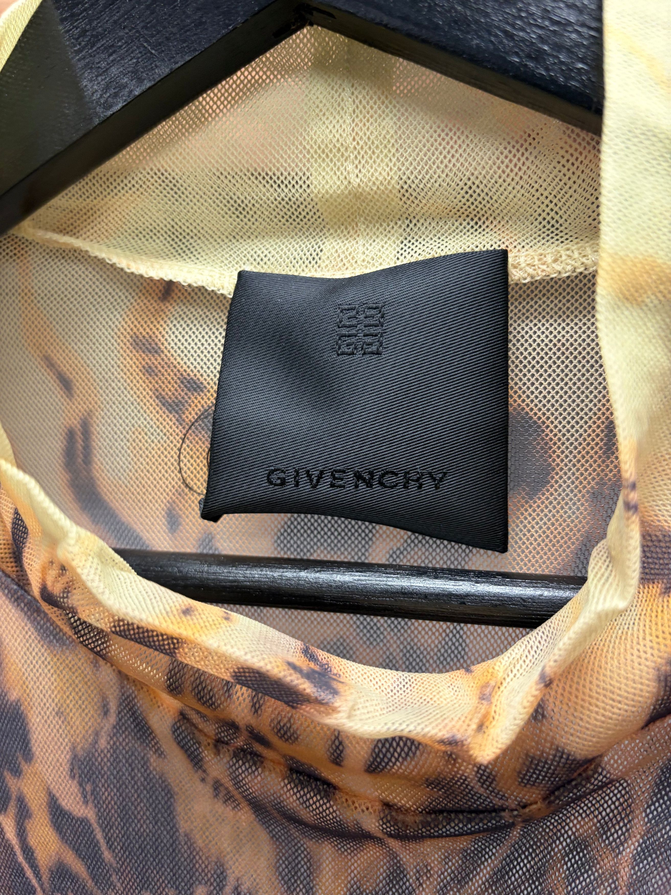 Givenchy AW2021 Givenchy by Matthew Williams ‘Marble Sun’ Mesh Long Sleeve Shirt Size US S / EU 44-46 / 1 - 3 Thumbnail