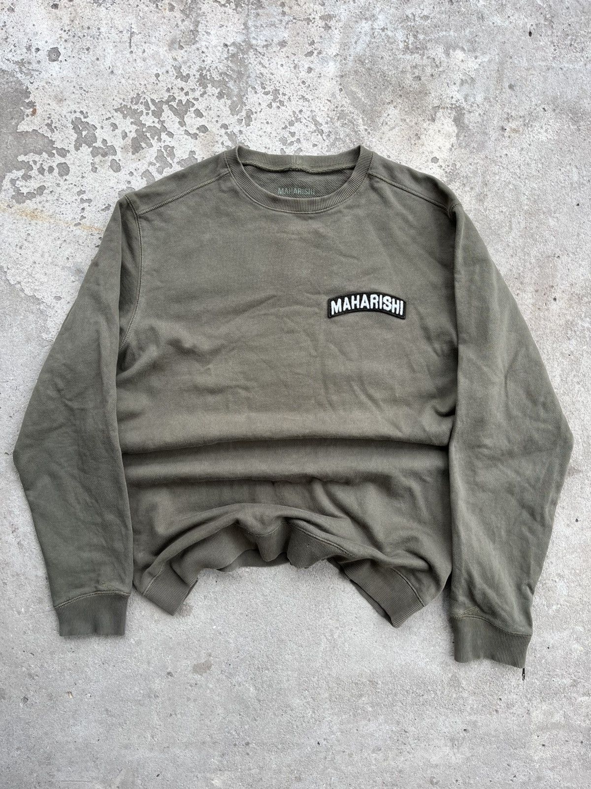 Maharishi Maharishi Vintage Big Embroidered Logo Crewneck Sweatshirt Size US XXL / EU 58 / 5 - 1 Thumbnail