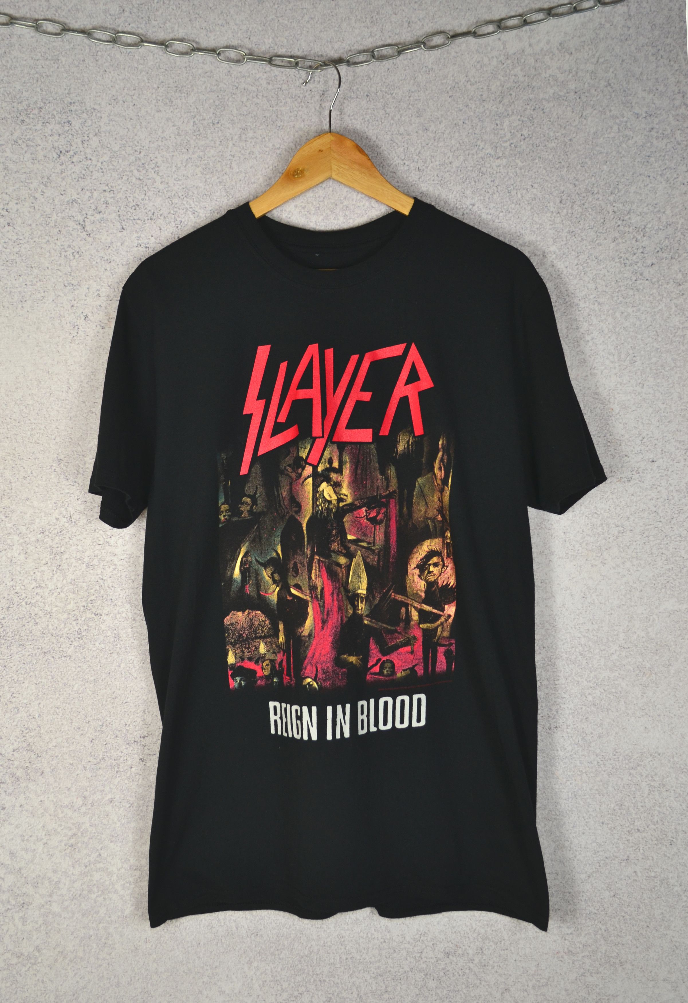 Band Tees × Slayer Slayer Reign in Blood 2009 T-Shirt Band Tees Size US L / EU 52-54 / 3 - 1 Thumbnail