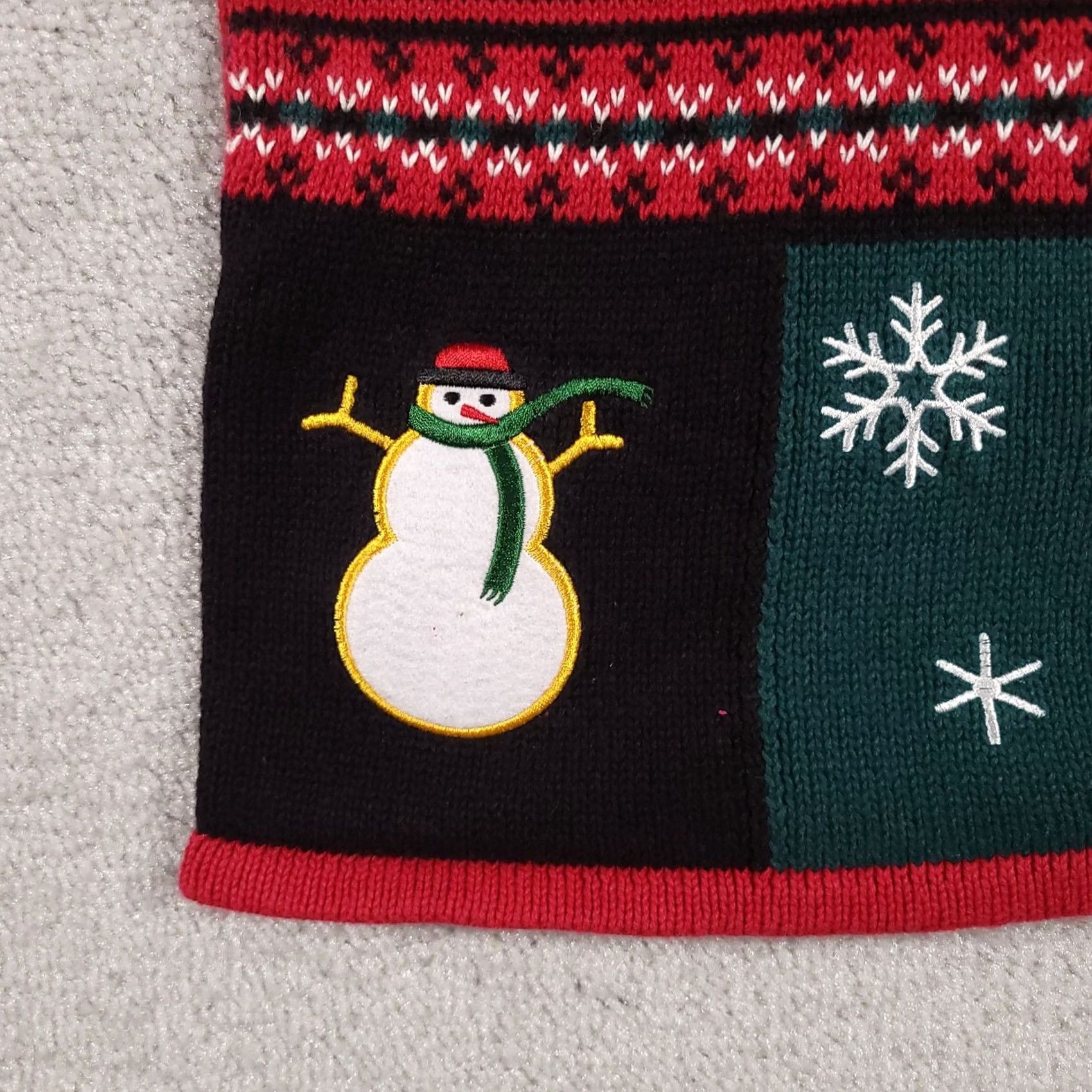 Vintage VINTAGE Holiday Editions Sweater Vest Womens Medium Red Christmas Reindeer Snowman Tree Ugly Size M / US 6-8 / IT 42-44 - 6 Thumbnail
