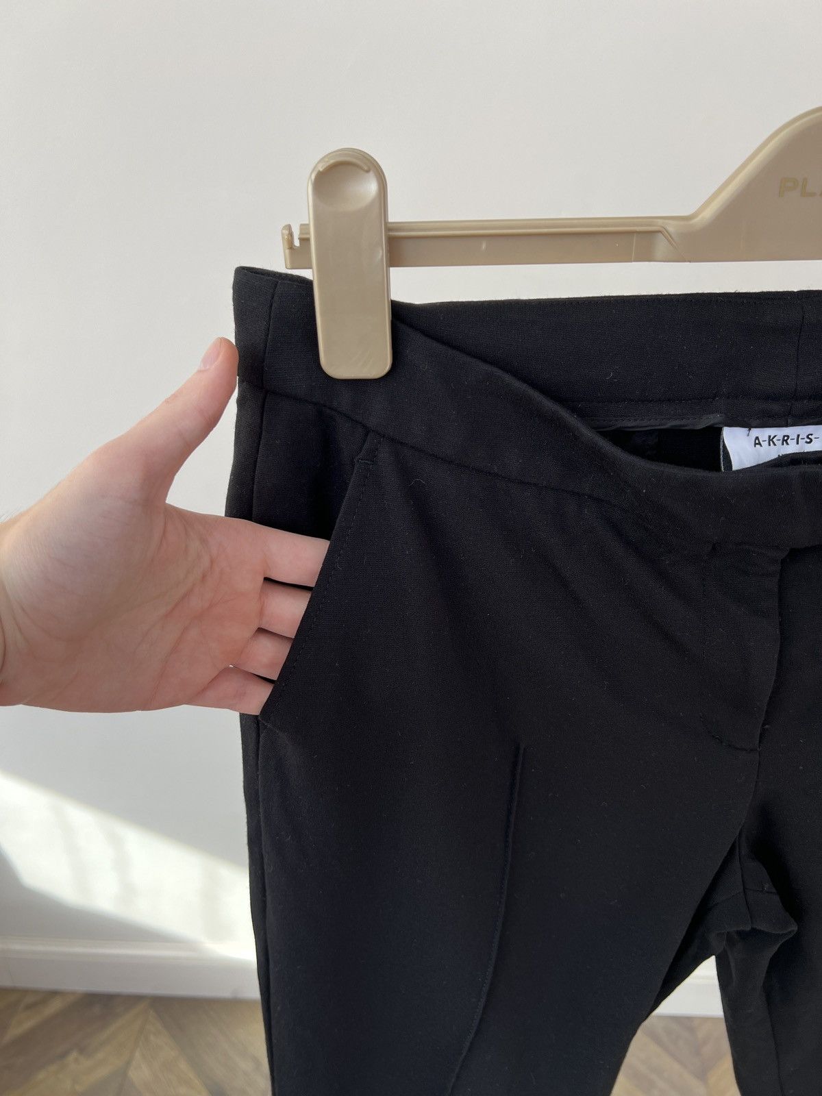 Akris Vintage Akris Punto Women’s Black Slim Fit Pants Size 30" / US 8 / IT 44 - 7 Thumbnail