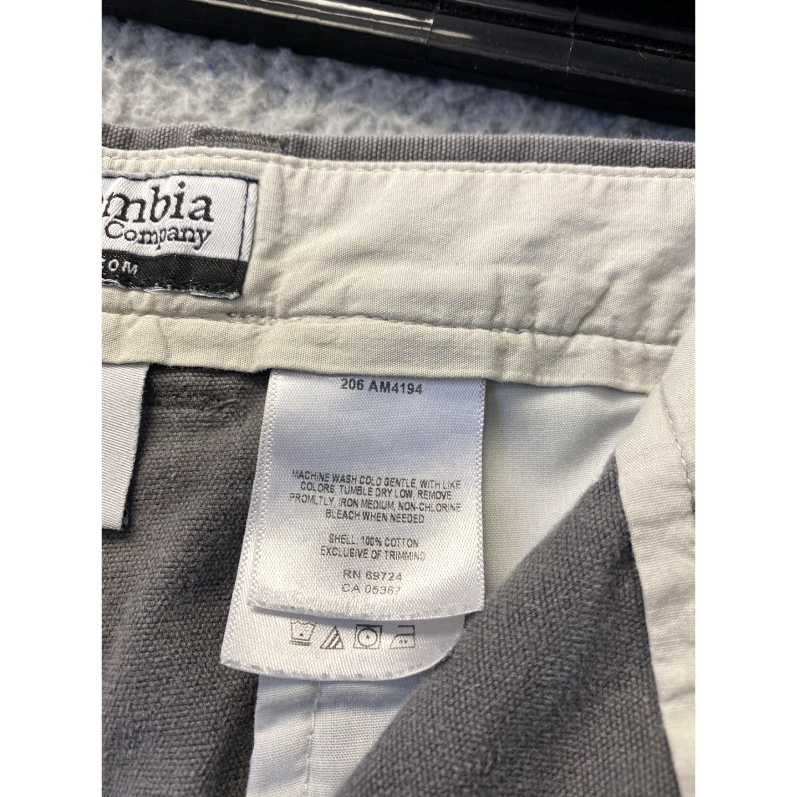 Vintage Columbia Shorts Mens 40 Gray Cotton Blend Back Pockets Outdoor Chino Casual Mens Size US 40 / EU 56 - 5 Thumbnail