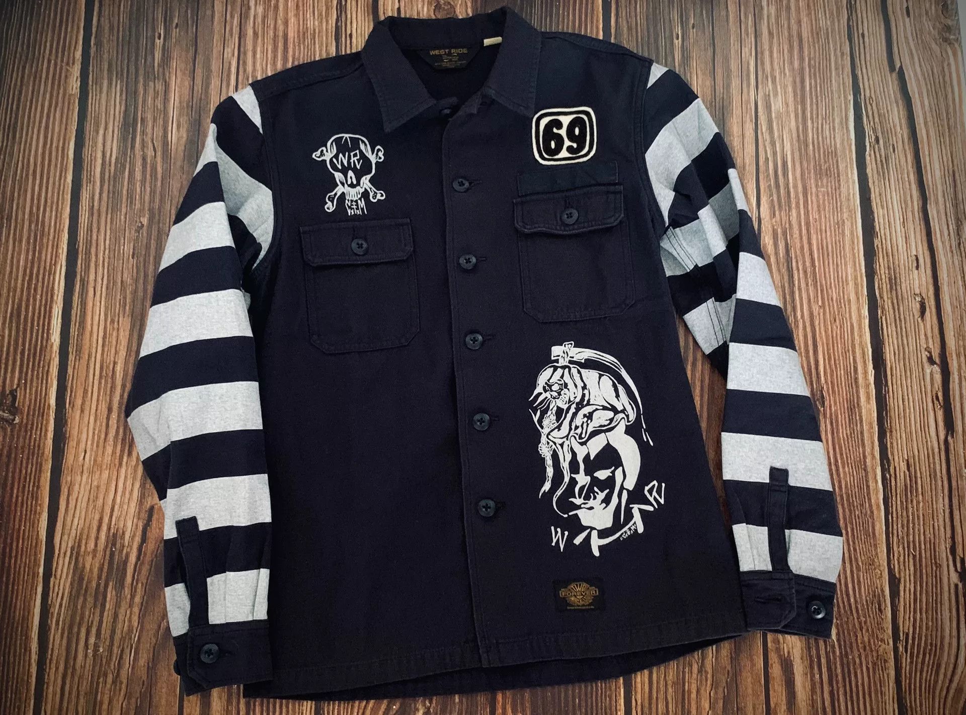WEST RIDE Westride Prison Style Motorcycle Shirt Size US M / EU 48-50 / 2 - 1 Thumbnail