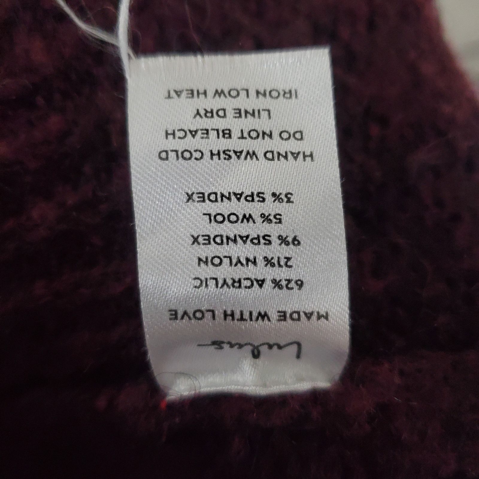 Other Lulus Burgundy Knit Sweater Small Size S / US 4 / IT 40 - 6 Thumbnail