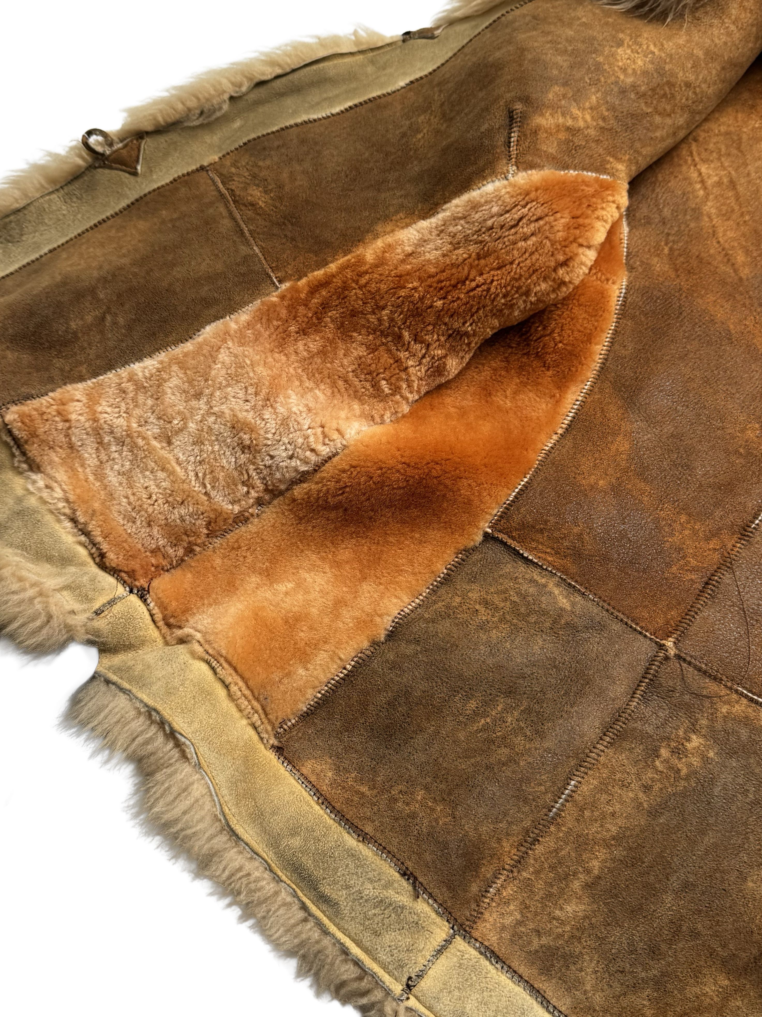 Vintage Vintage Real Sheepskin Hooded Jacket Size L / US 10 / IT 46 - 10 Thumbnail