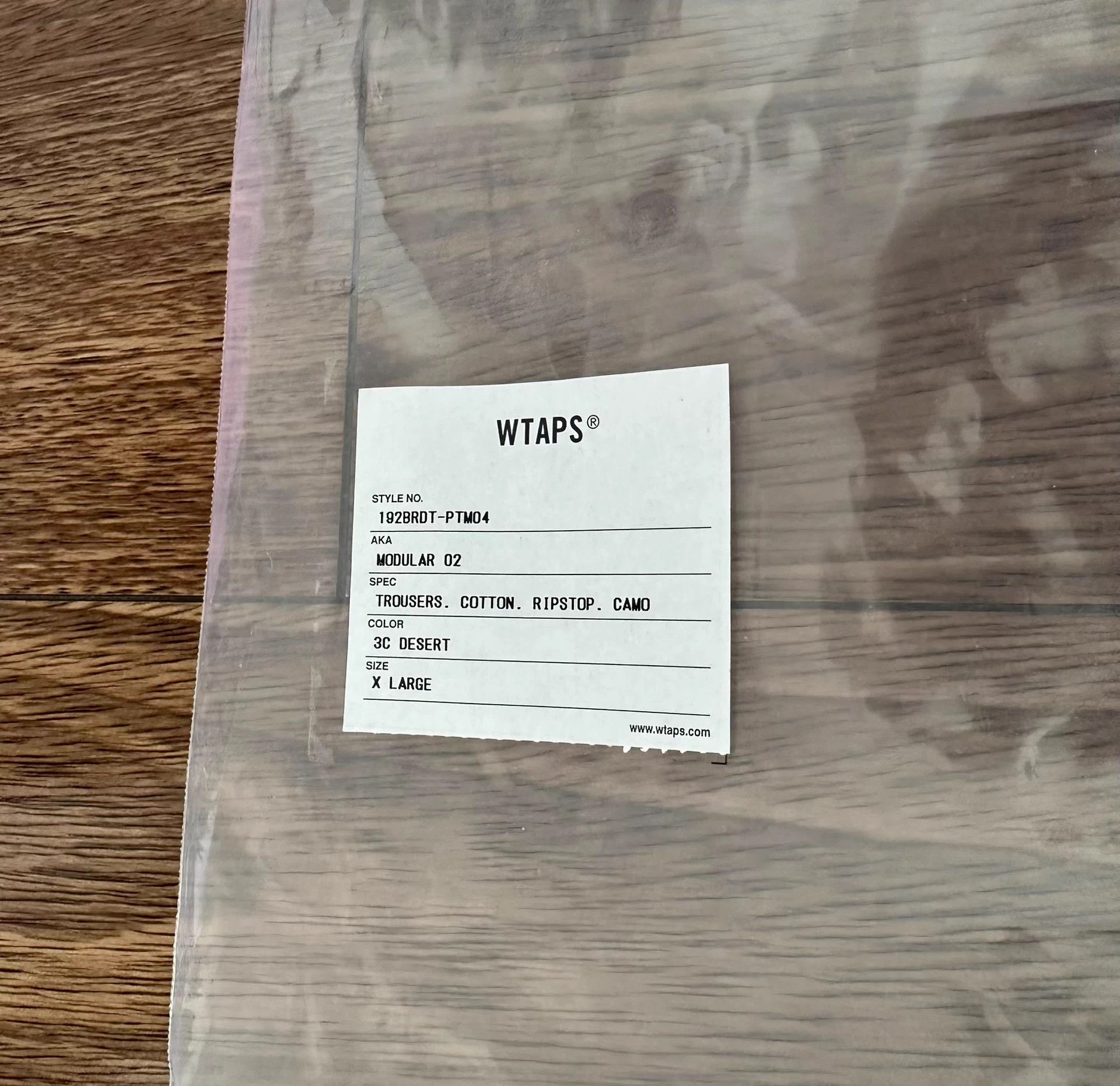 Wtaps WTAPS MODULAR 02 Camo Cotton RIPSTOP Cargo 99 XL Size US 34 / EU 50 - 4 Thumbnail
