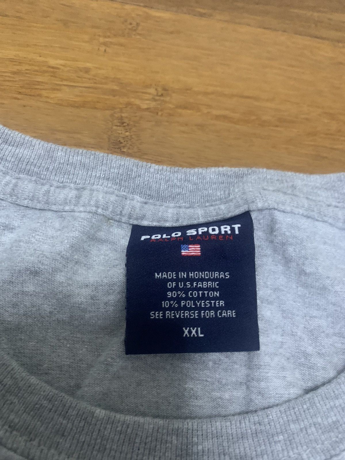 Ralph Lauren × Vintage Vintage Polo Sport USA Spellout Shirt Size US XXL / EU 58 / 5 - 3 Thumbnail