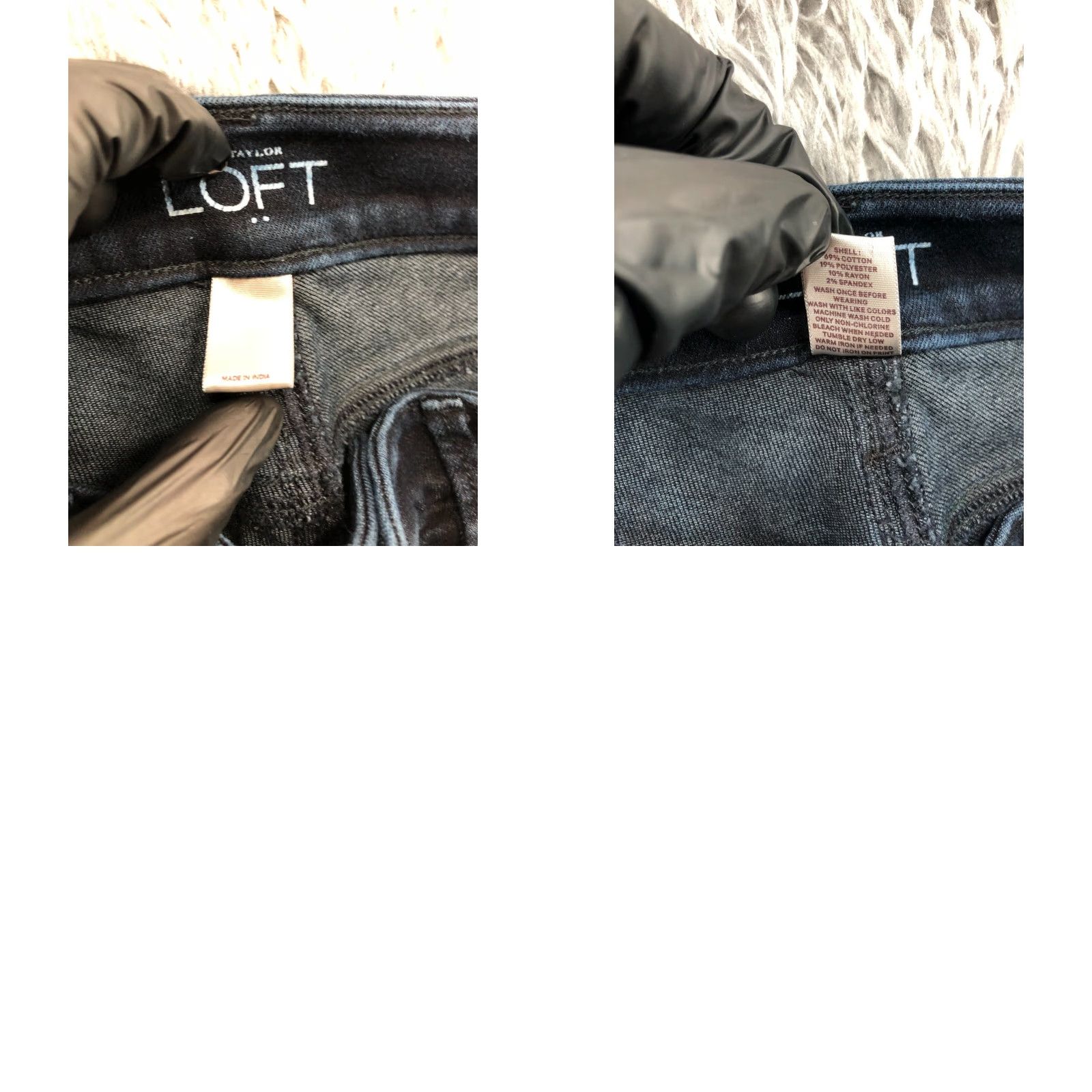 Loft LOFT Jeans Skinny Women Blue Dark Wash Size 6 5-Pocket Denim Regular Mid Rise Size 28" / US 6 / IT 42 - 9 Thumbnail