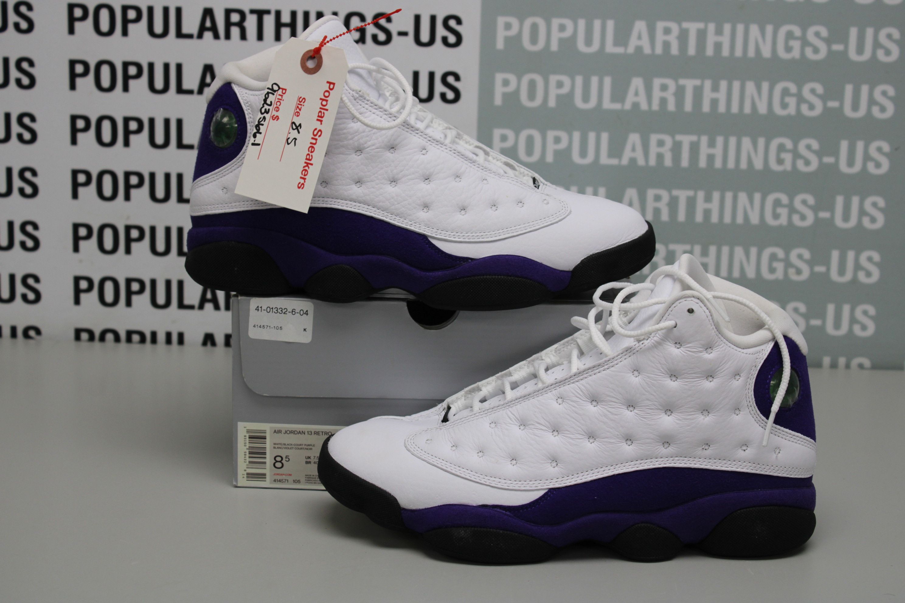 Jordan 13 court purple popular size 8.5