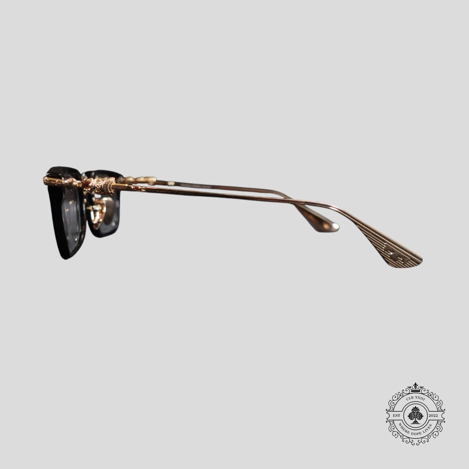 Chrome Hearts Chrome Hearts Snat Glasses in Black/Gold Size ONE SIZE - 4 Thumbnail