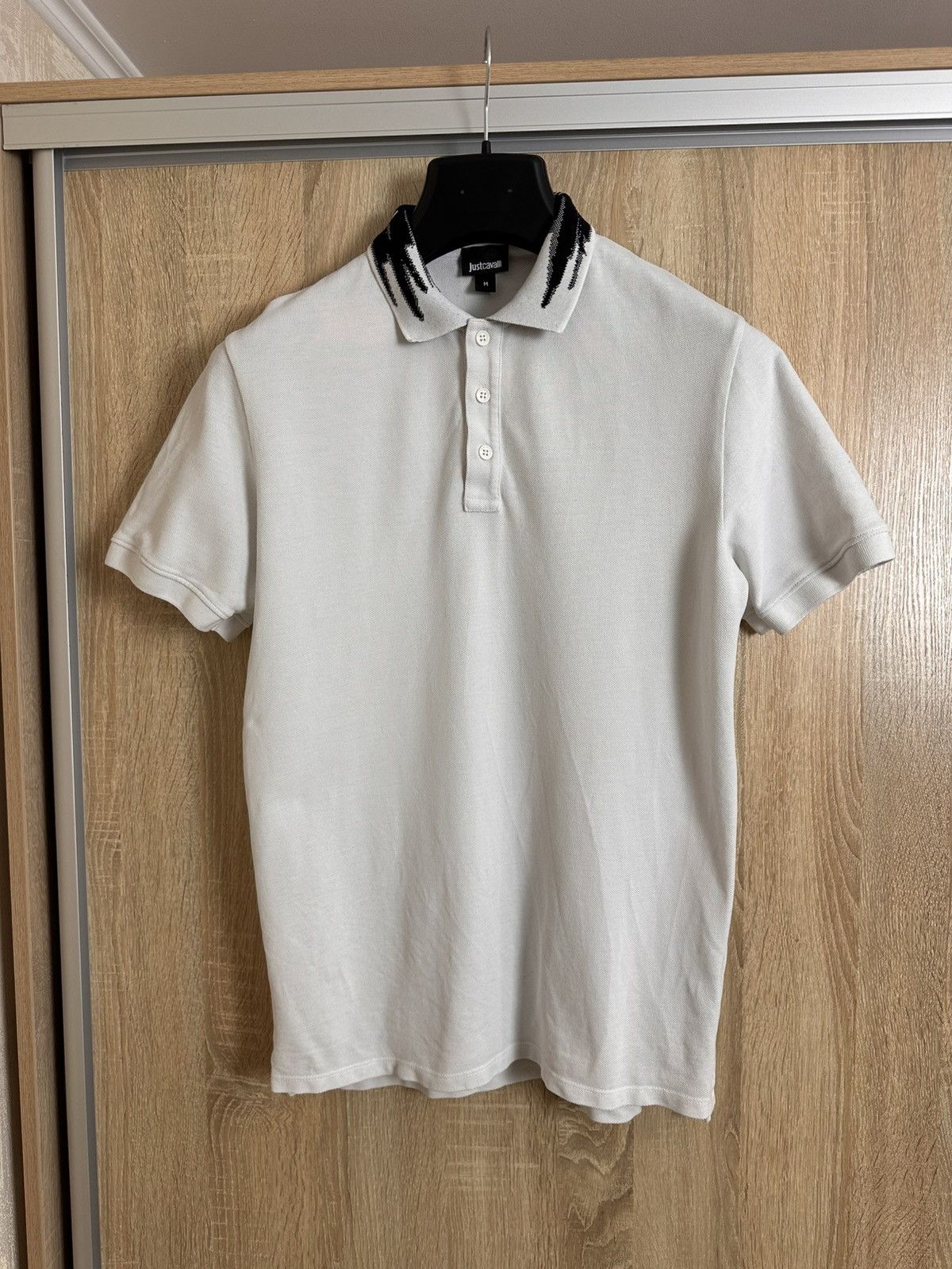 Just Cavalli 🔥 Just Cavalli Logo Polo T Shirt Roberto Vintage Luxury Y2K Size US M / EU 48-50 / 2 - 2 Thumbnail