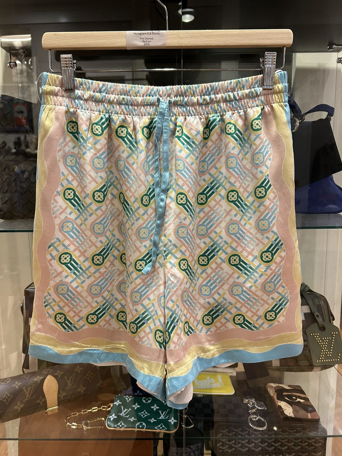 Casablanca Casablanca Ping Pong Silk Shorts Size US 32 / EU 48 - 1 Thumbnail