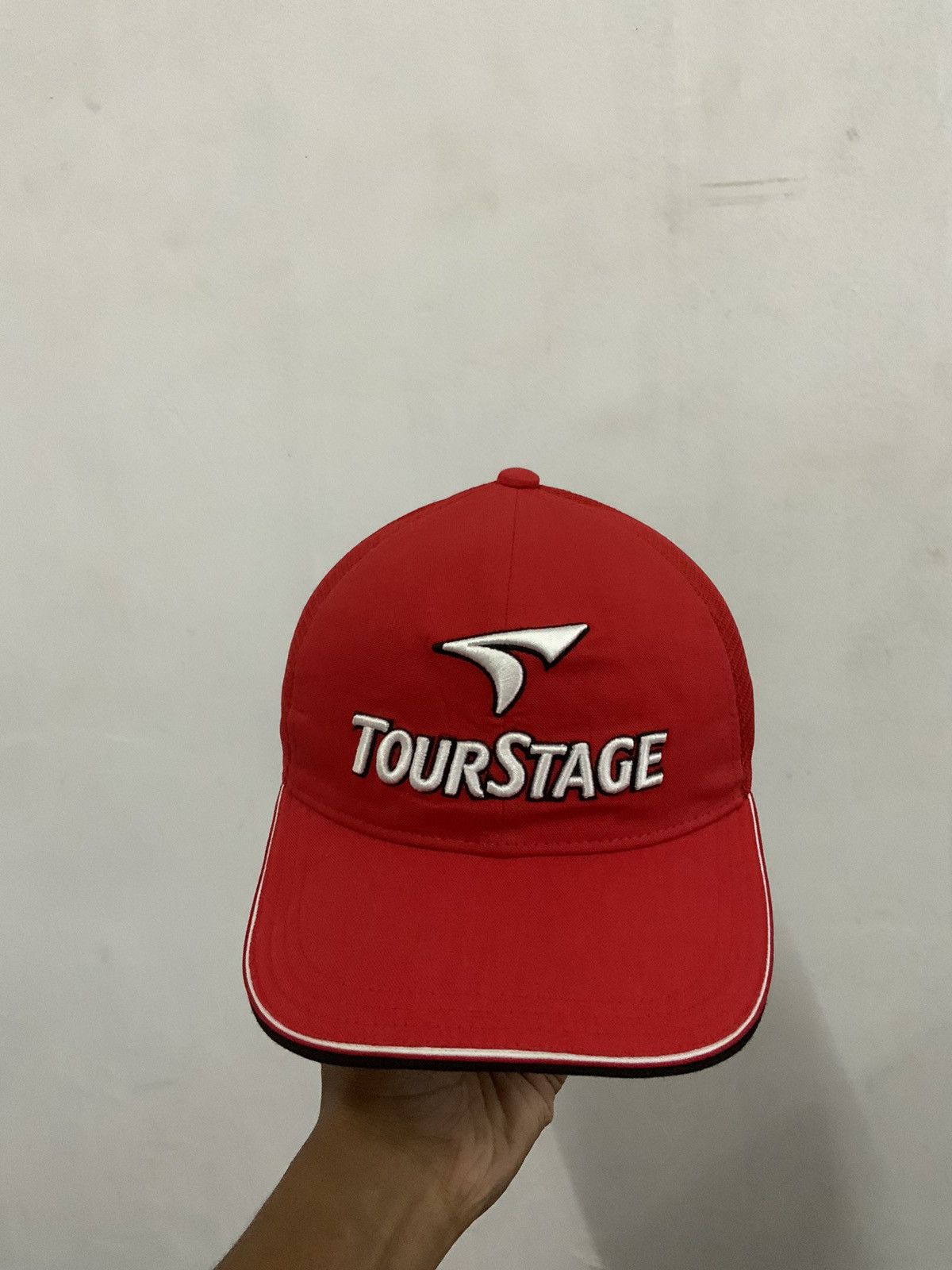 Japanese Brand Tour Stage Big Logo Embroidery Trucker Hat Size ONE SIZE - 5 Thumbnail