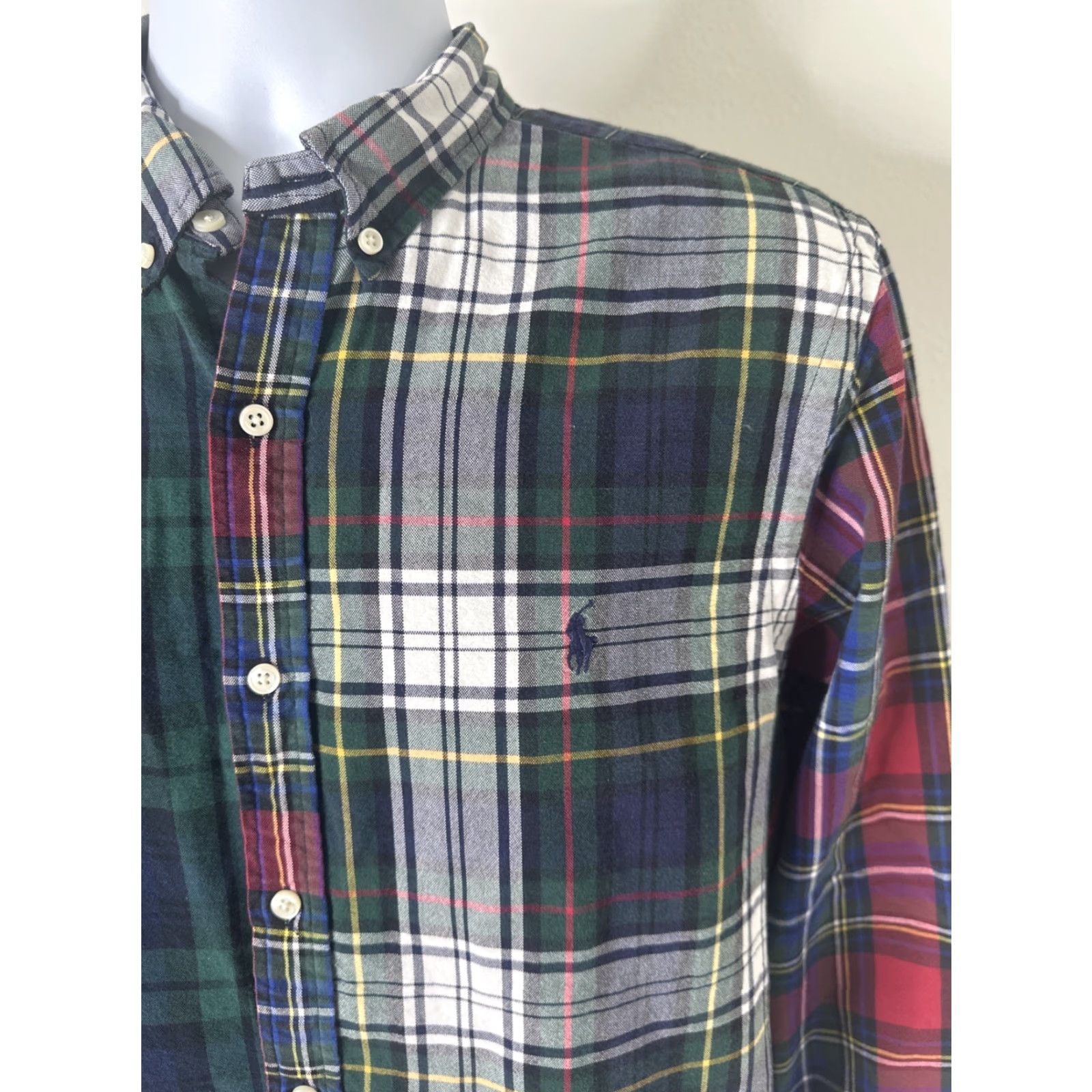 Polo Ralph Lauren Polo Ralph Lauren Button-Up Shirt Plaid Multicolor 46in Chest L Long Sleeve Classic Fit Men's Size Regular Size US L / EU 52-54 / 3 - 2 Thumbnail