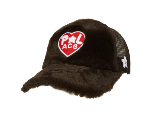 Palace Palace Club Trucker Hat Brown Faux Fur Size ONE SIZE - 1 Thumbnail