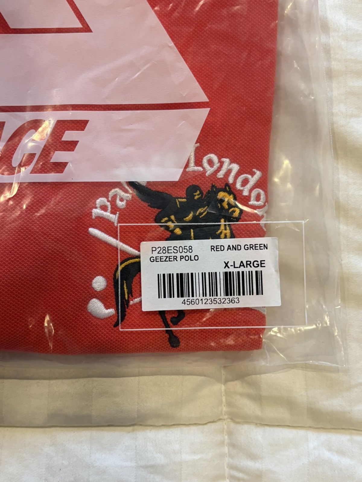 Palace Palace Geezer Polo Red Green Size US XL / EU 56 / 4 - 2 Thumbnail
