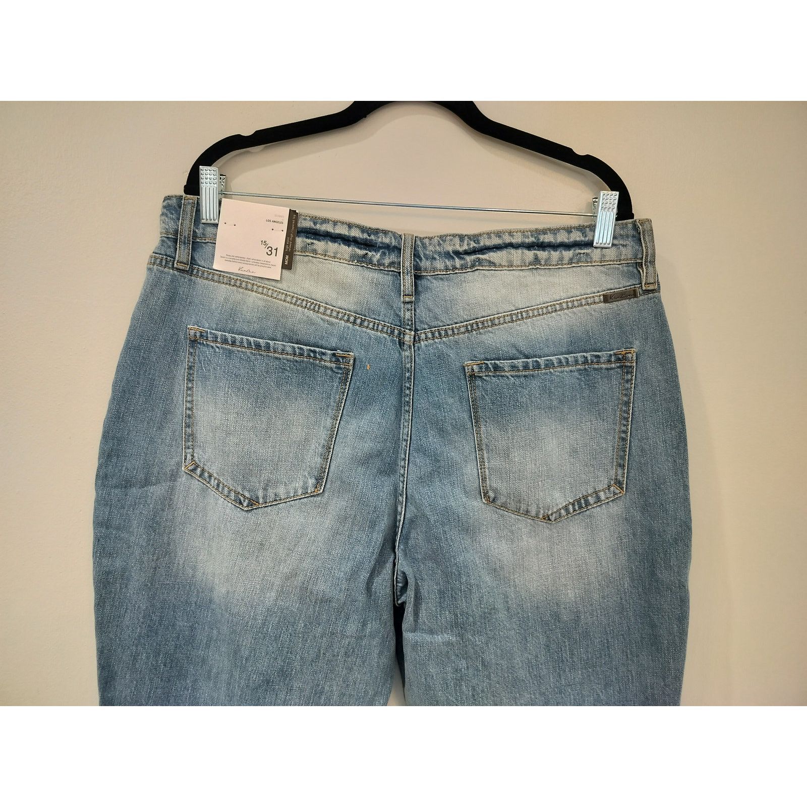 Other KanCan Women’s Size 15/31 High Waist Mom Jeans Tapered Leg Size 31" - 3 Thumbnail