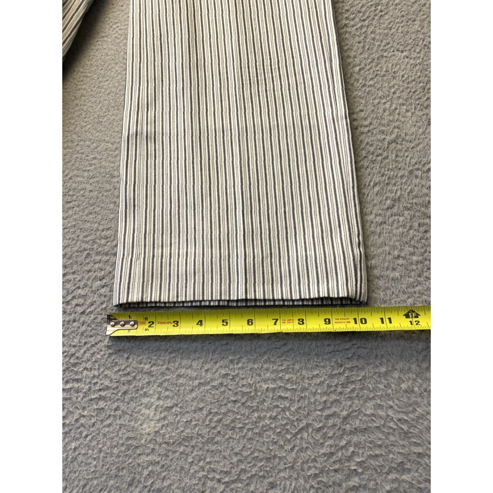 Banana Republic Banana Republic Pants Women Size 4 White Wide-Leg Ankle 26 Inseam Casual Flat Front Button Pull On Reg Womens Size 27" / US 4 / IT 40 - 7 Thumbnail