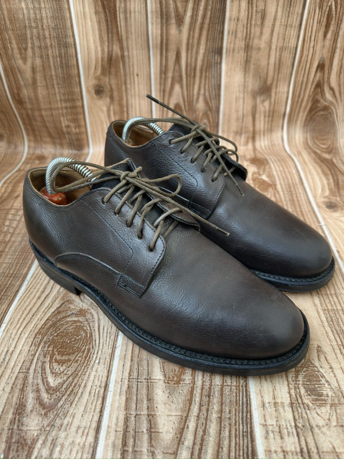 Viberg Viberg Dark Brown Derby Boots. Size US 7 / EU 40 - 2 Thumbnail