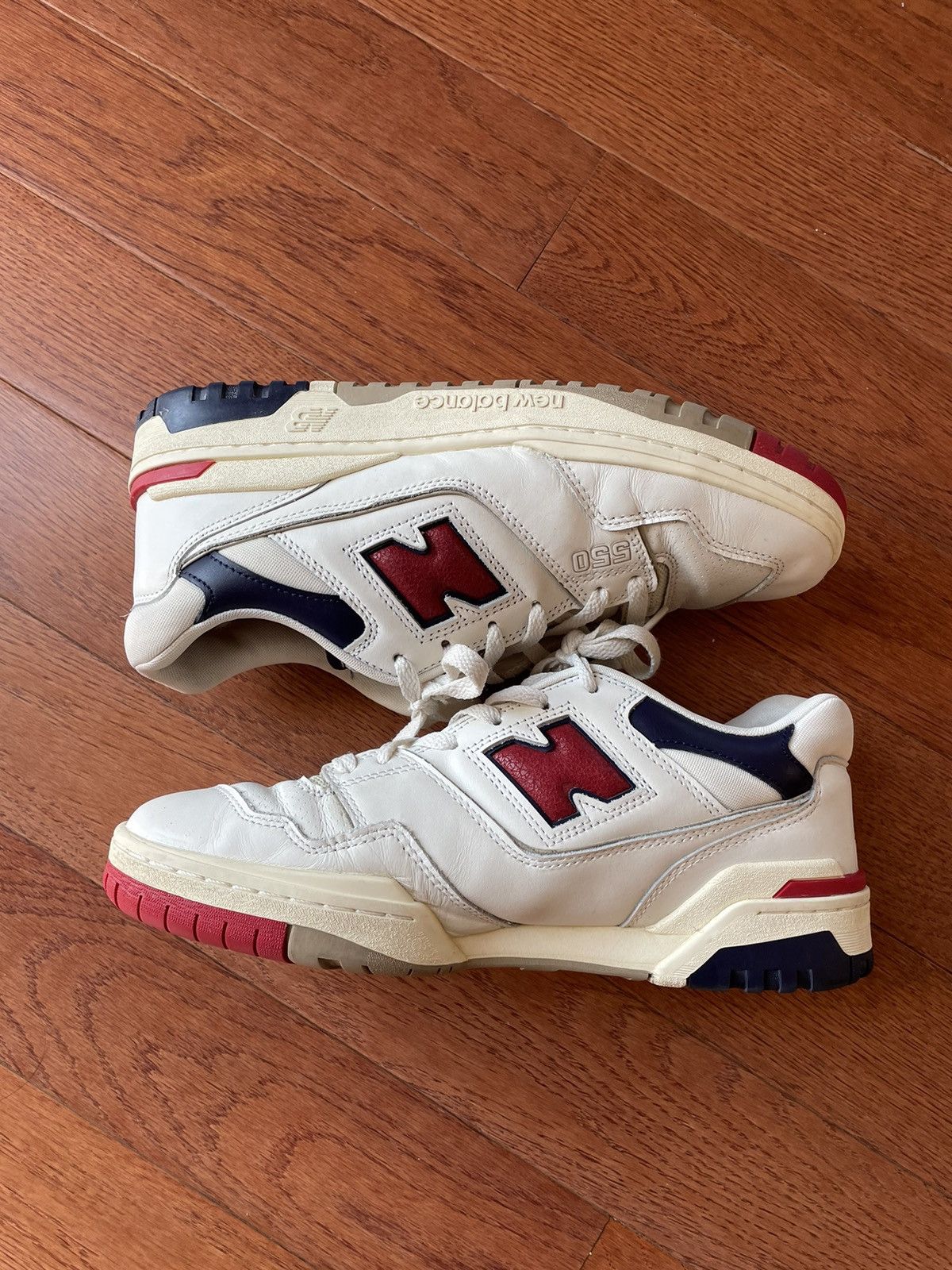 Aime Leon Dore × New Balance New Balance x Aime Leon Dore ALD 550 White Navy Red Size 10 Size US 10 / EU 43 - 2 Thumbnail