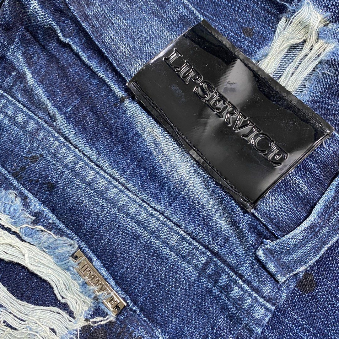Lip Service Distressed lip service ripped denim Size US 32 / EU 48 - 6 Thumbnail