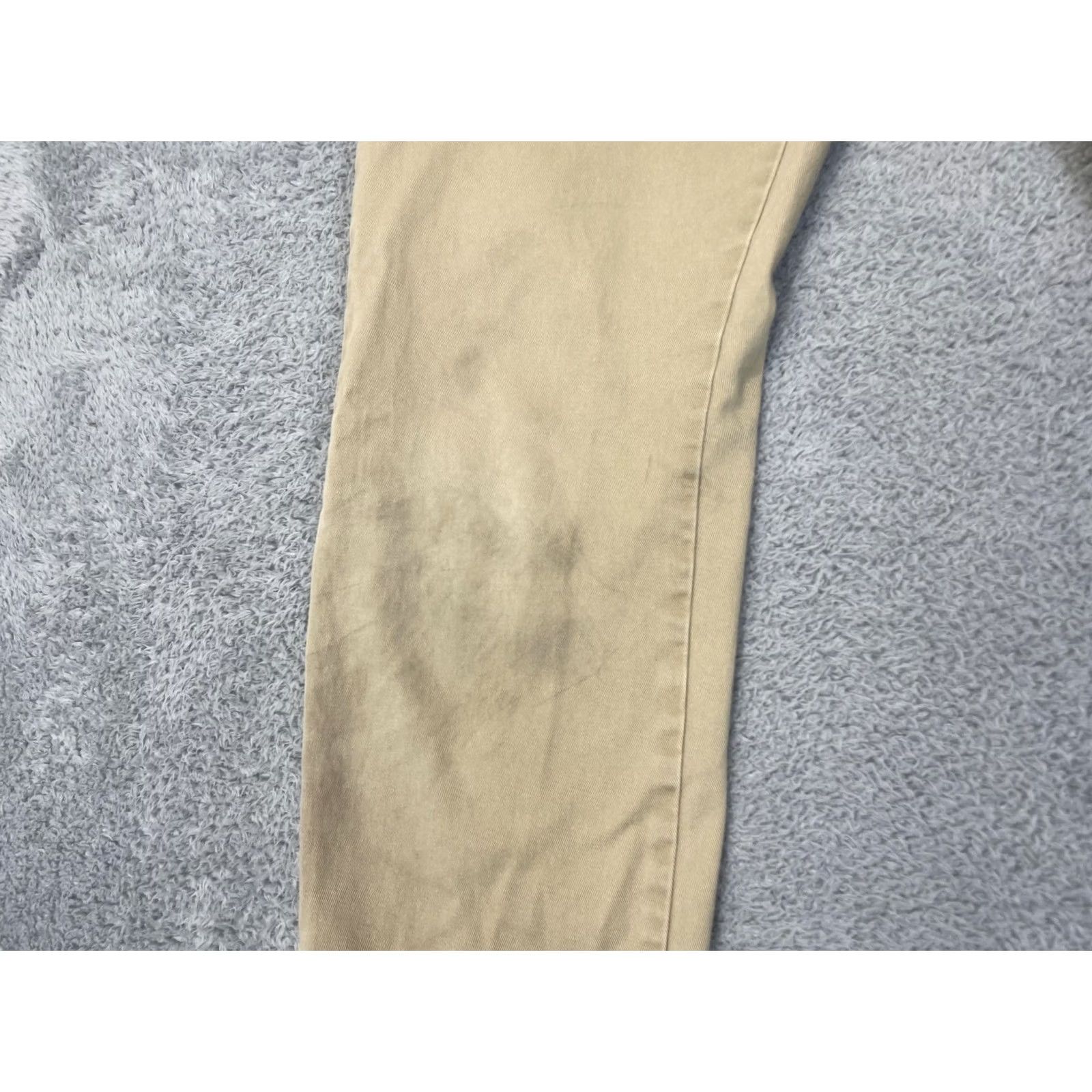 J.Crew J.Crew Driggs Chino Pants Mens 32x34 Khaki Slim Flat Front Zip Fly Cotton Casual Pants Size US 32 / EU 48 - 5 Thumbnail