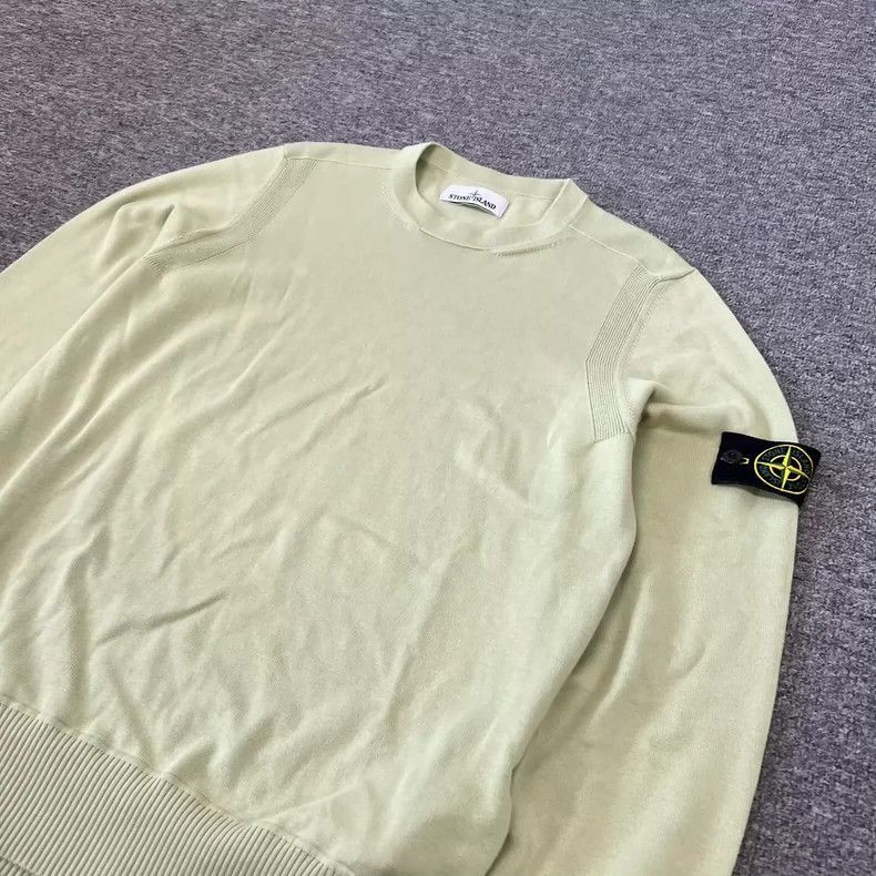 Stone Island Stone Island Knit Sweater in Avocado Color -2506 Size US M / EU 48-50 / 2 - 3 Thumbnail