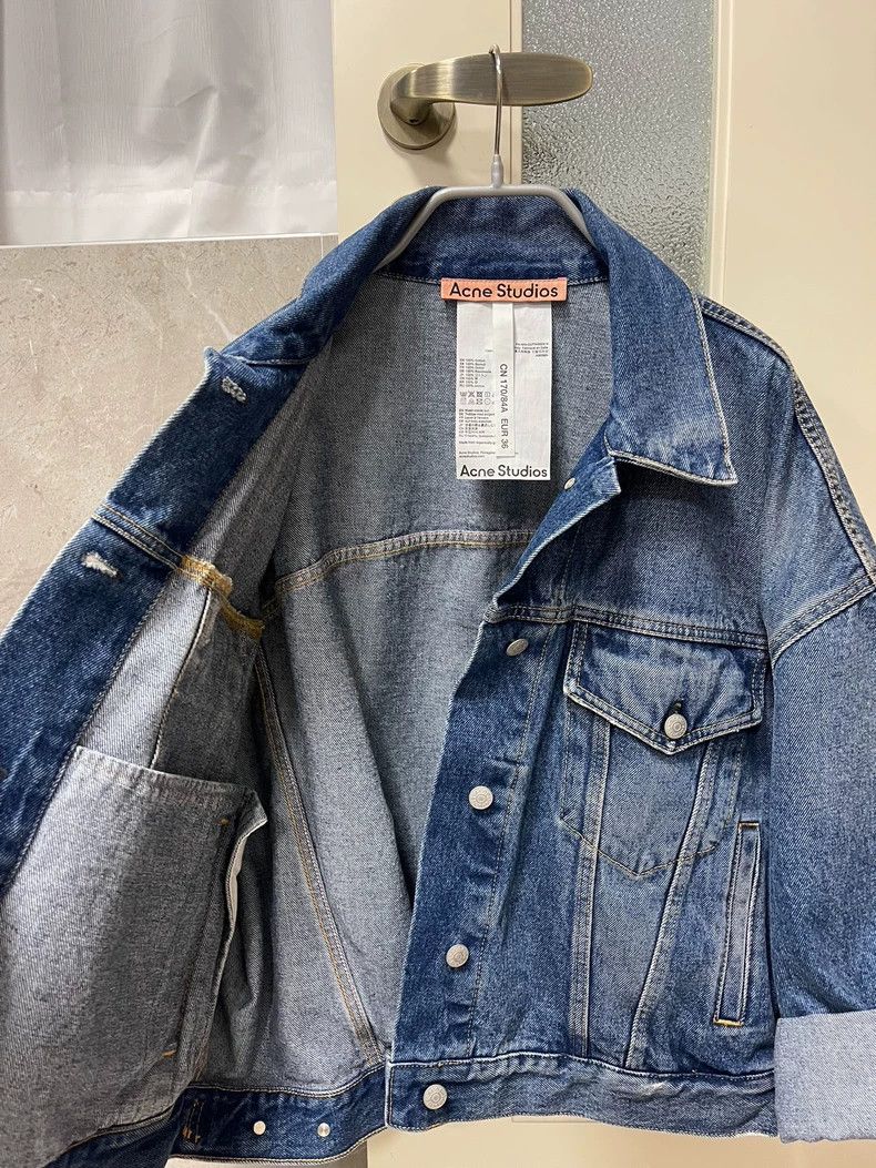 Issey Miyake Issey Miyake size:36 Retro loose denim jacket Size XS / US 0-2 / IT 36-38 - 6 Thumbnail