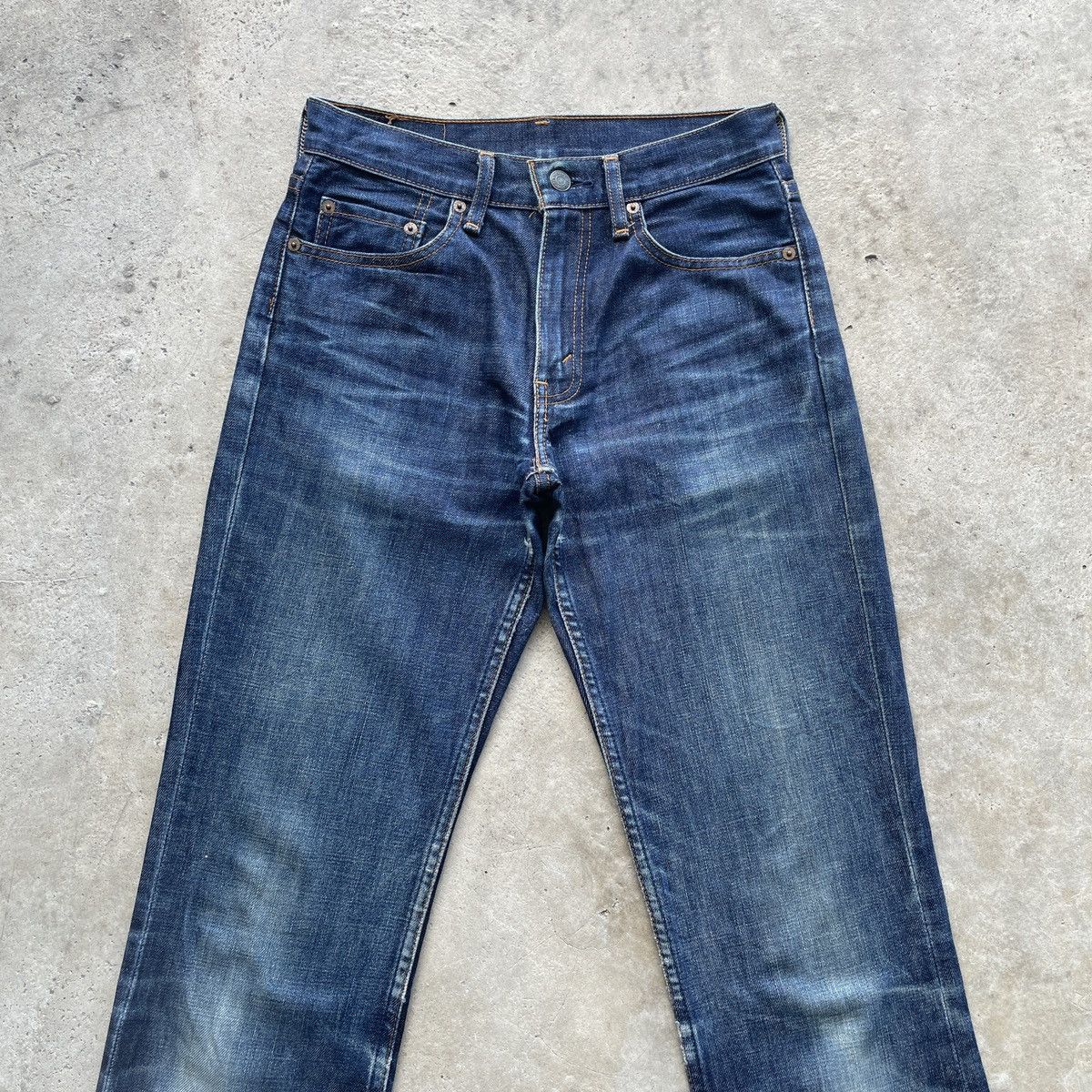 Levi's Vintage Clothing Vintage Levi’s 553 Faded FLARE Distressed BOOTCUT Jeans Pant Size US 28 / EU 44 - 3 Thumbnail