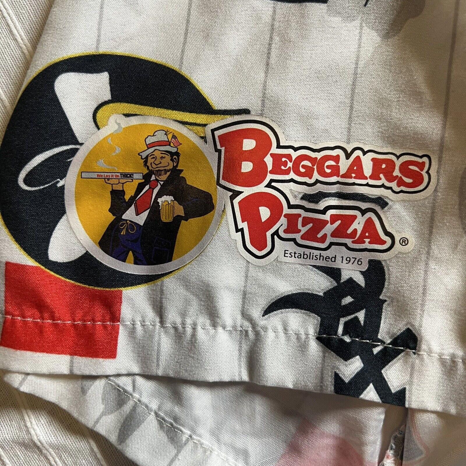 Designer Chicago White Sox Button Shirt Mens Sz M Beggars Pizza MLB Size ONE SIZE - 3 Thumbnail