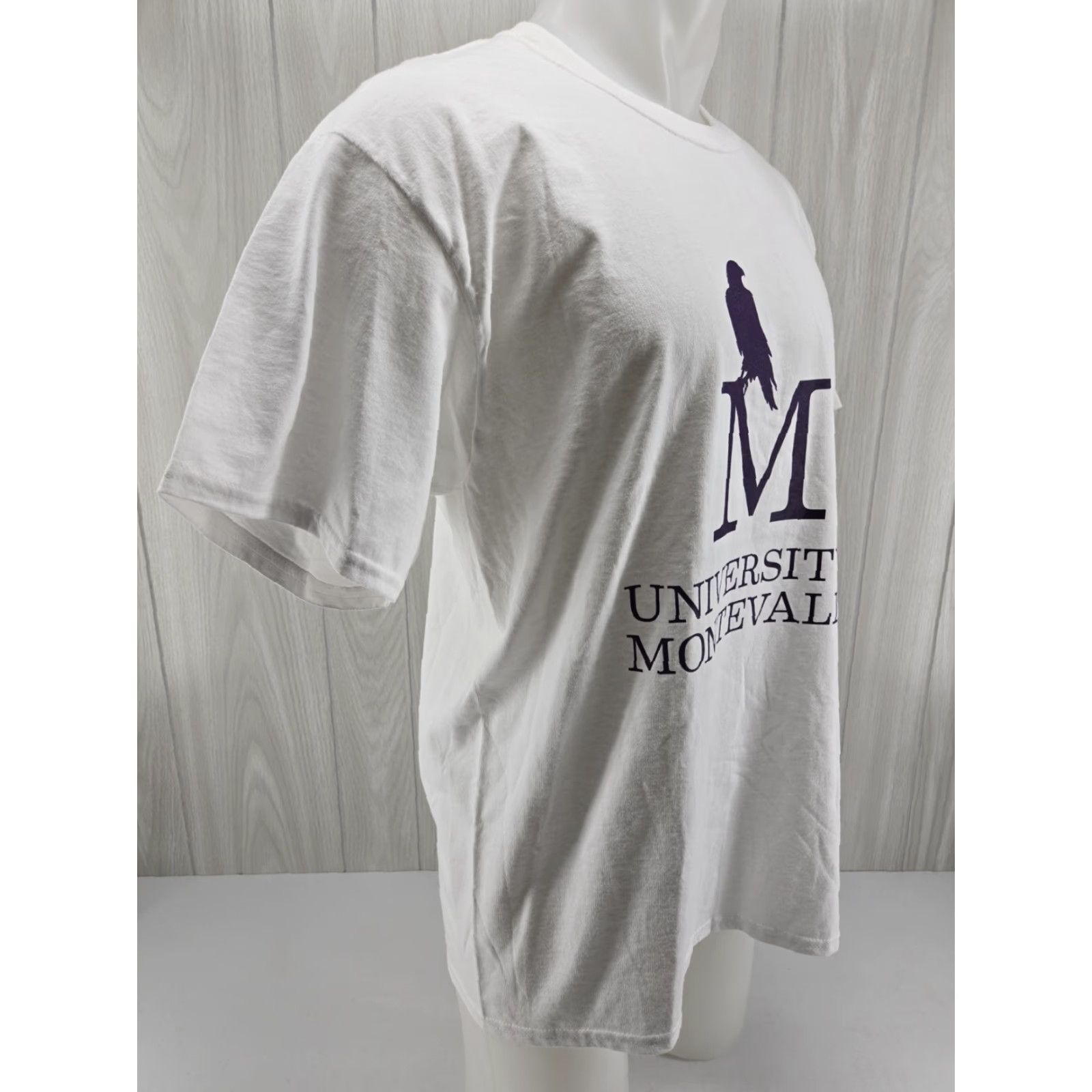 Port & Company University Montevallo Mens Large White T-Shirt Graphic Short Sleeve Size US L / EU 52-54 / 3 - 6 Thumbnail