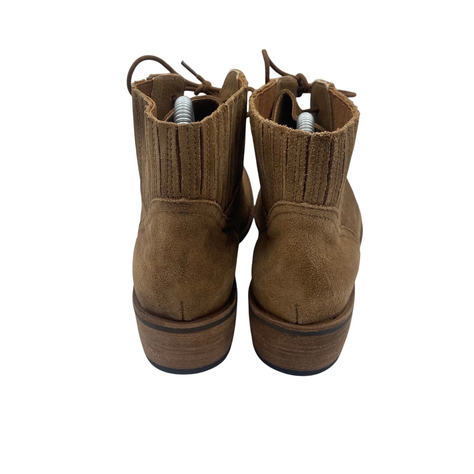 Matisse Matisse Vinny Brown Suede Lace Up Boots Heel Booties Women 9 Size US 9 / IT 39 - 3 Thumbnail