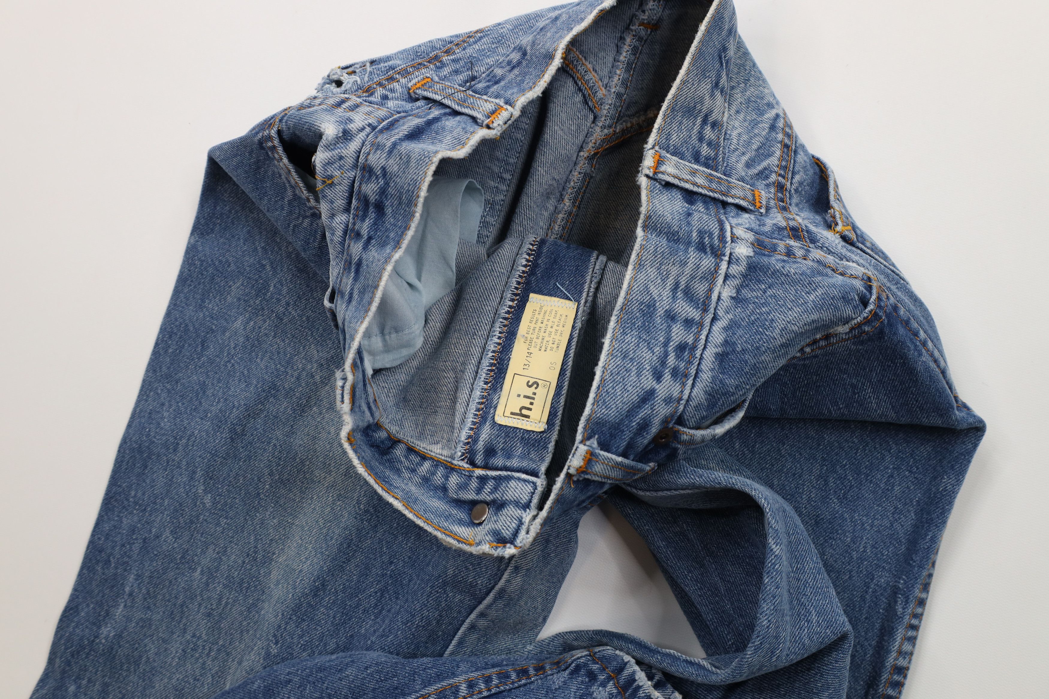 Vintage Vintage 80s 90s Streetwear Wide Leg Denim Jeans Blue USA Size 36" / US 14 / IT 50 - 9 Thumbnail