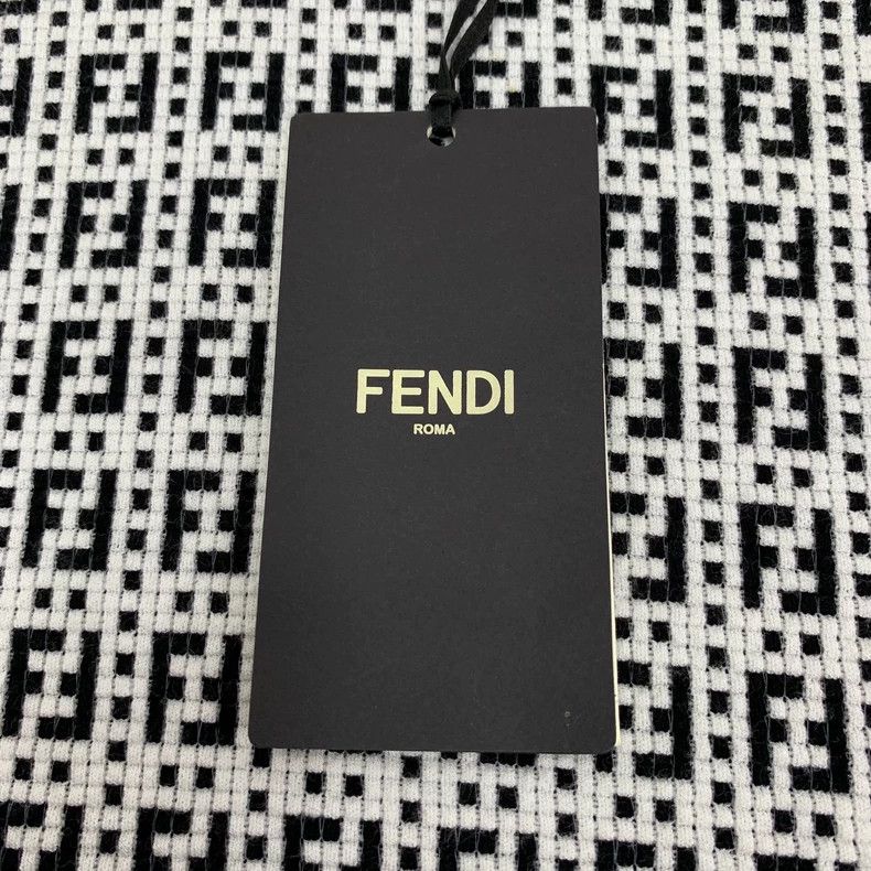 Fendi FENDI Multicolor logo letter inlaid jacquard full-print cr Size XS / US 0-2 / IT 36-38 - 6 Thumbnail