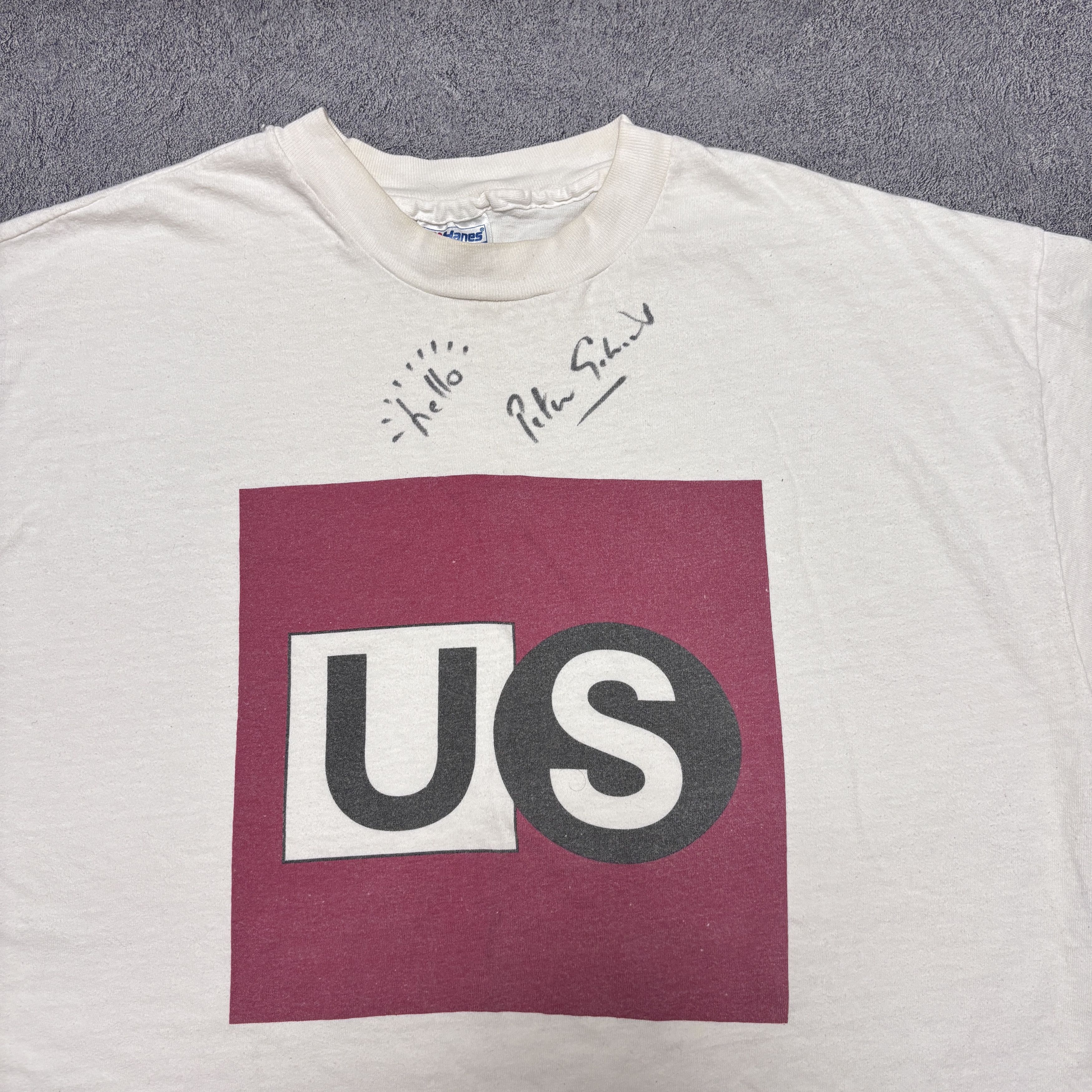 Band Tees × Vintage Vintage Peter Gabriel Shirt Single Stitch Vintage Band Tees Size US XL / EU 56 / 4 - 4 Thumbnail