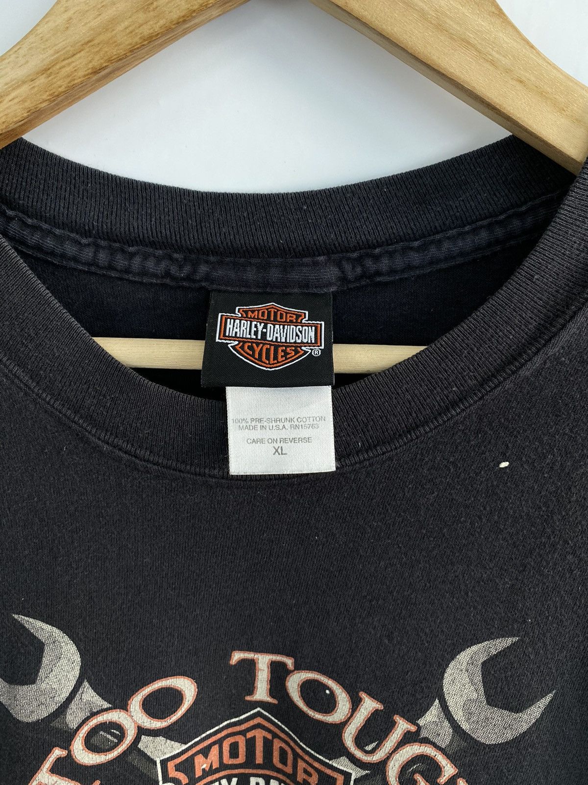 Harley Davidson 🇺🇸 Vintage 90s Harley Davidson Faded 105 Years Choppers Tee Size US XL / EU 56 / 4 - 5 Thumbnail
