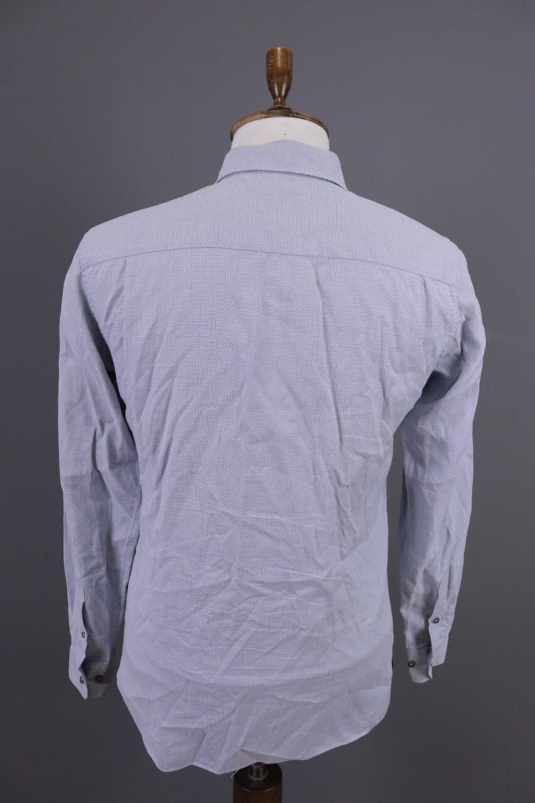 Ermenegildo Zegna Zegna Multicolor Geometric Slim Fit Casual Button Down Shirt Size US M / EU 48-50 / 2 - 11 Thumbnail