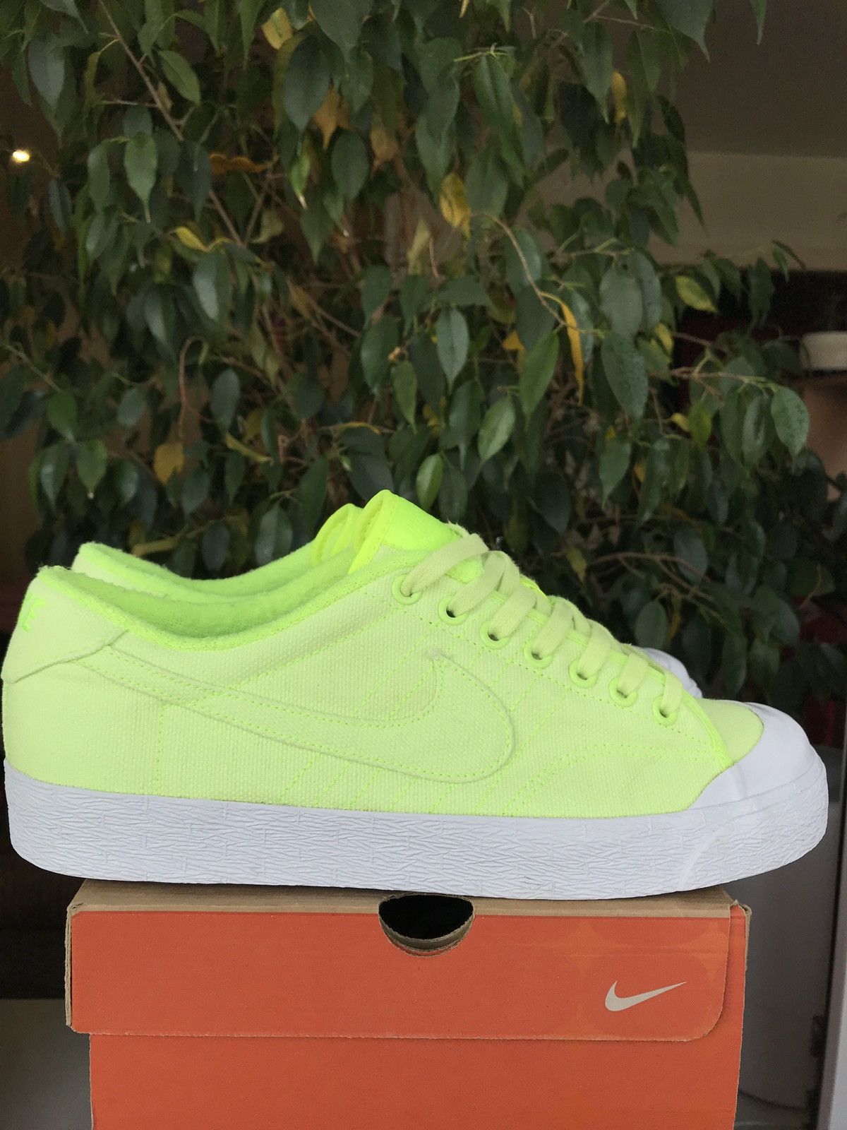 Nike Nike All Court Premium OG “Hot Lime” Dunk Stussy Jordan Size US 9.5 / EU 42-43 - 11 Thumbnail