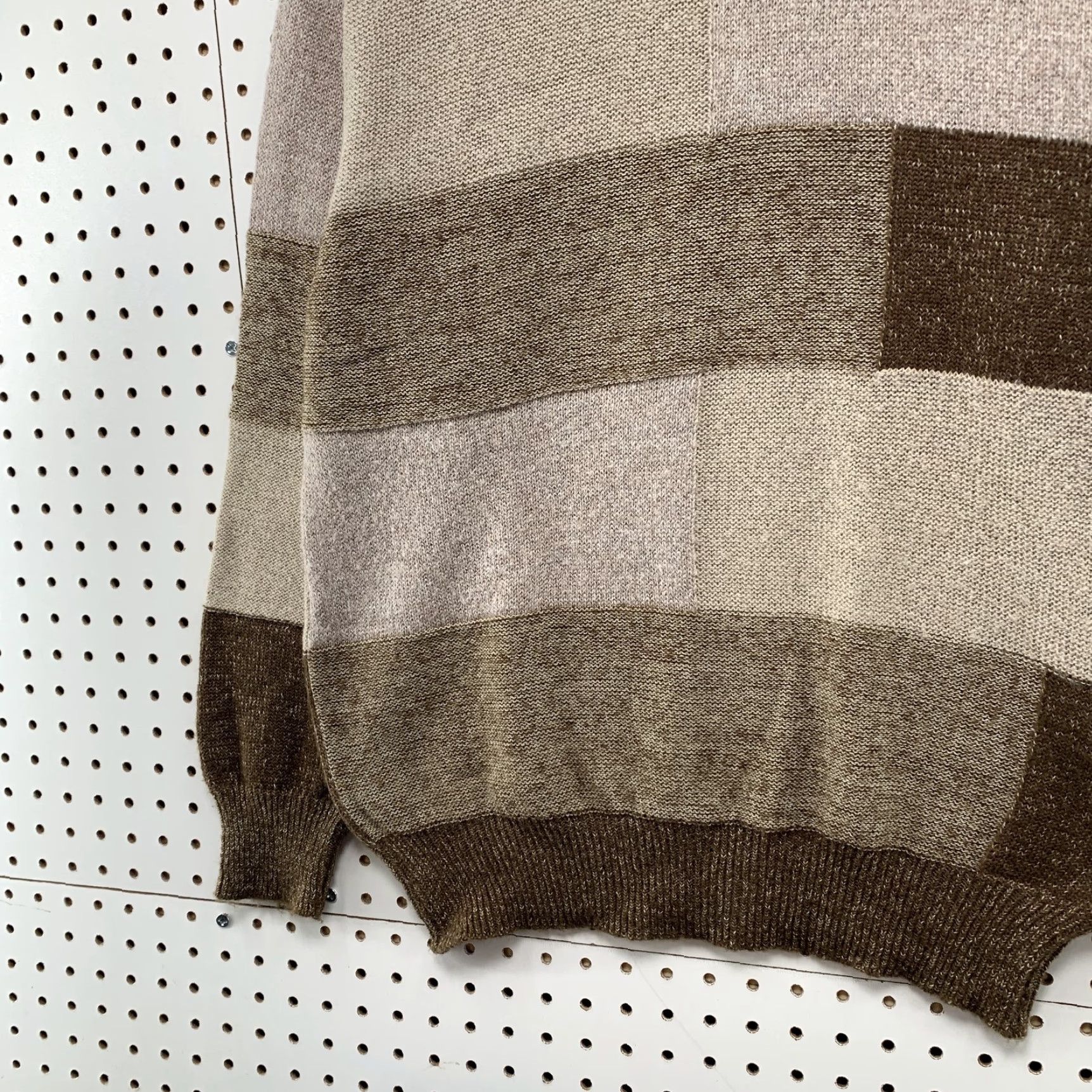 Vintage VTG Golden Gate Knit Sweater Brown Mens Medium Wool Mohair Blend Pullover Crew Neck Vintage Mens Sweater 90s Football Yearly Casual Clothing Size US M / EU 48-50 / 2 - 3 Thumbnail