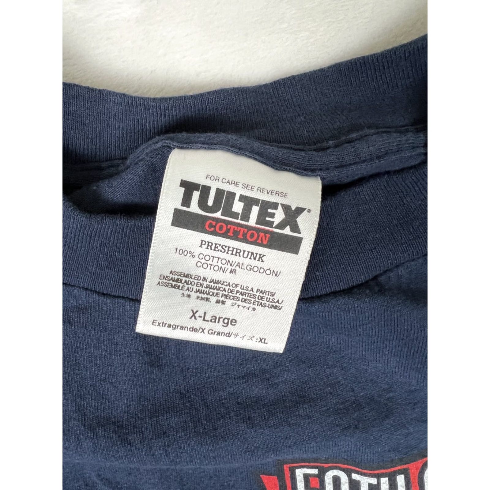 Tultex VINTAGE NASCAR 50th Anniversary Tour 1998 T-Shirt XL Blue Short Sleeve Crew Neck Double-Sided Mens 90s Car Graphic Print Tultex Shirt Size US XL / EU 56 / 4 - 5 Thumbnail