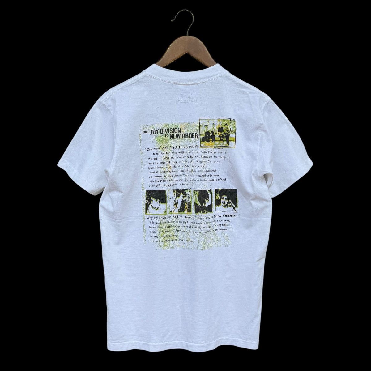 New Order Joy Division To New Order Limited Vintage T-shirt by Mu-i Size US M / EU 48-50 / 2 - 2 Thumbnail