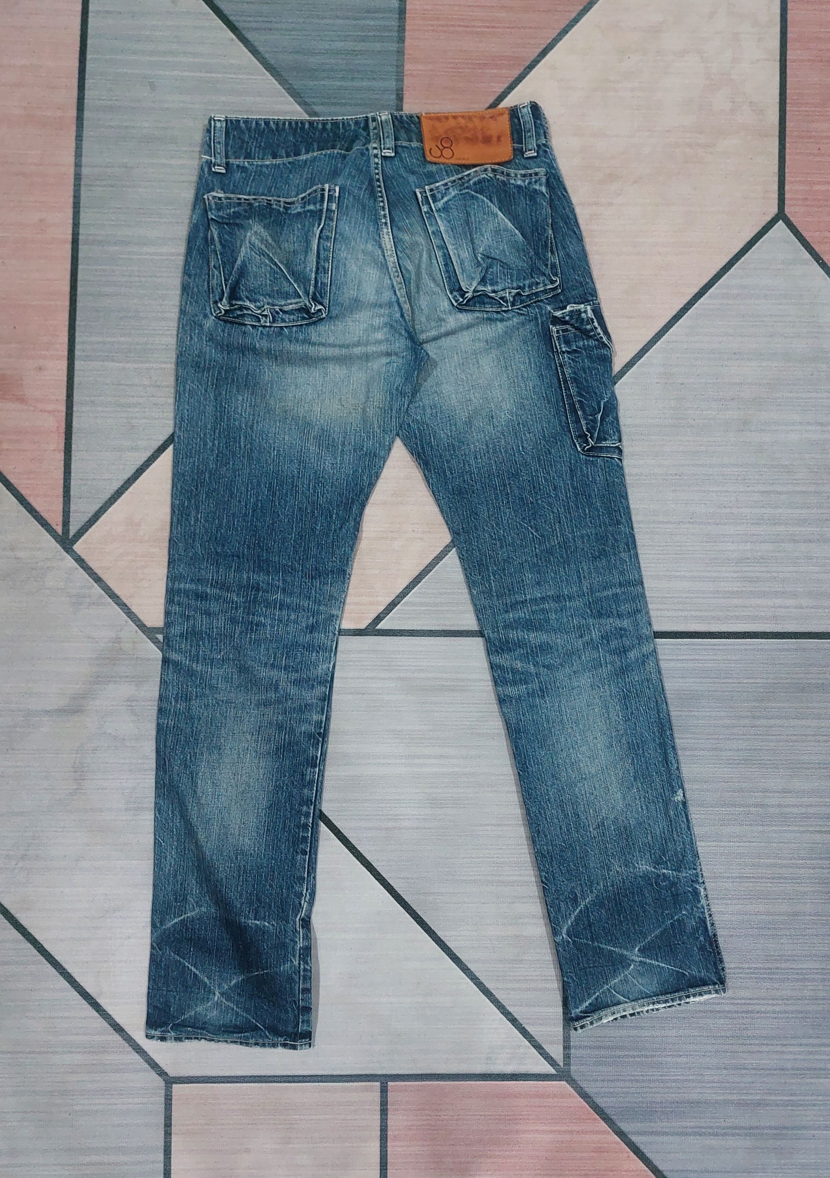 Johnbull Vintage 90's Johnbull Kojima Japan Cargo Multi Pocket Denim Size US 31 - 2 Thumbnail