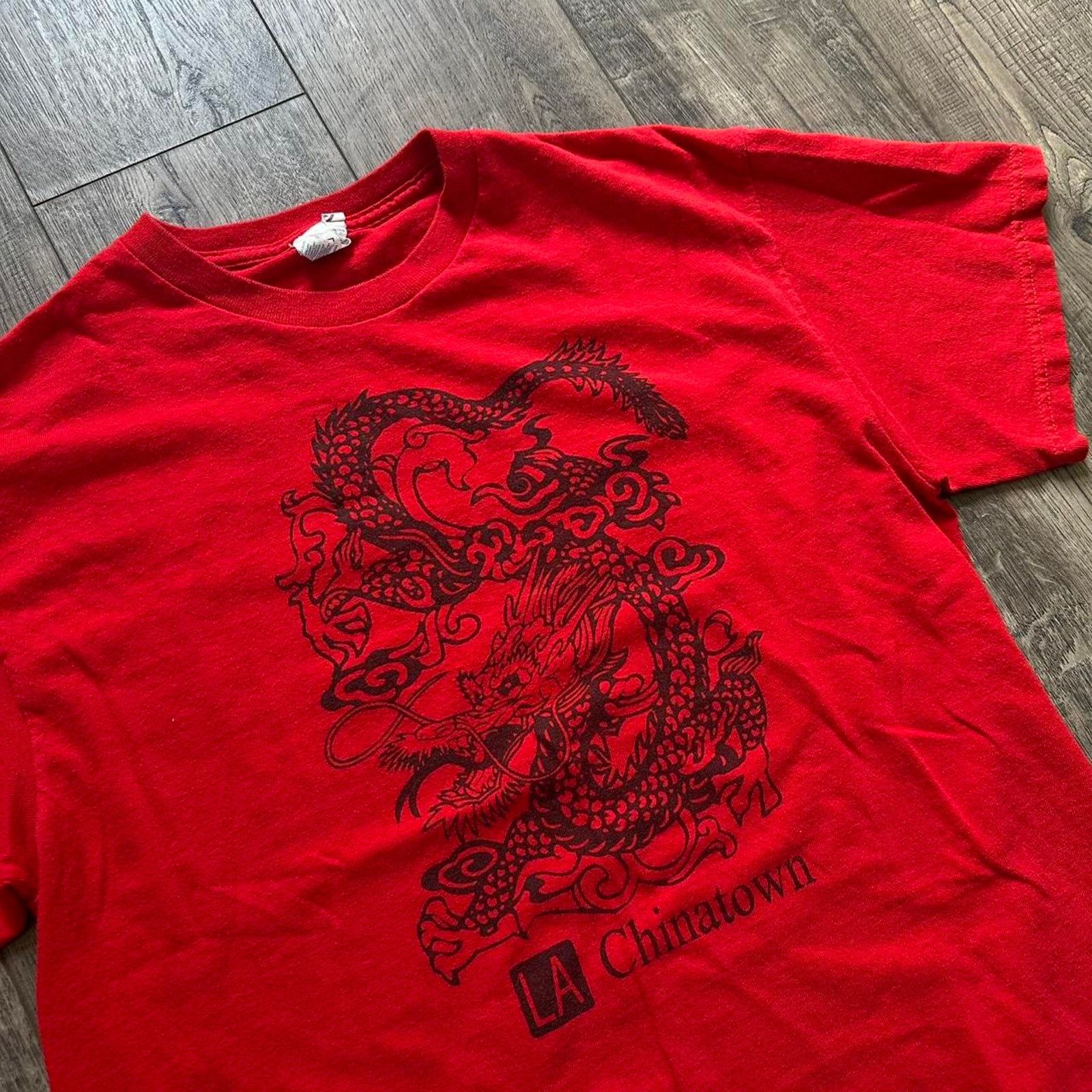 Vintage Vintage Y2K LA Chinatown Dragon Tattoo Grunge Tribal SHirt Size US L / EU 52-54 / 3 - 4 Thumbnail