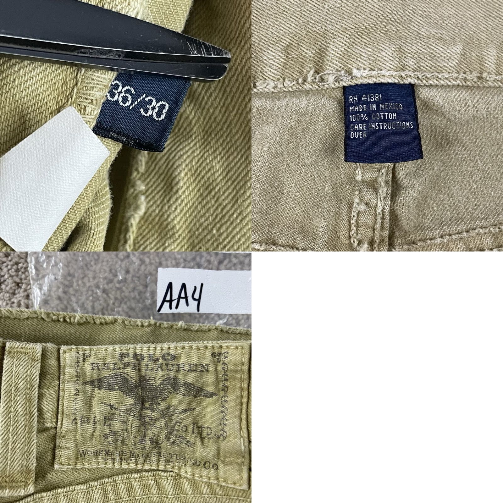 Polo Ralph Lauren VINTAGE Polo Ralph Lauren Adirondack Pants 36x30 Corduroys Tan 90s Heritage Vintage Mens Regular Straight Pockets Belt Loops Weathered Sanforized Size US M / EU 48-50 / 2 - 10 Thumbnail