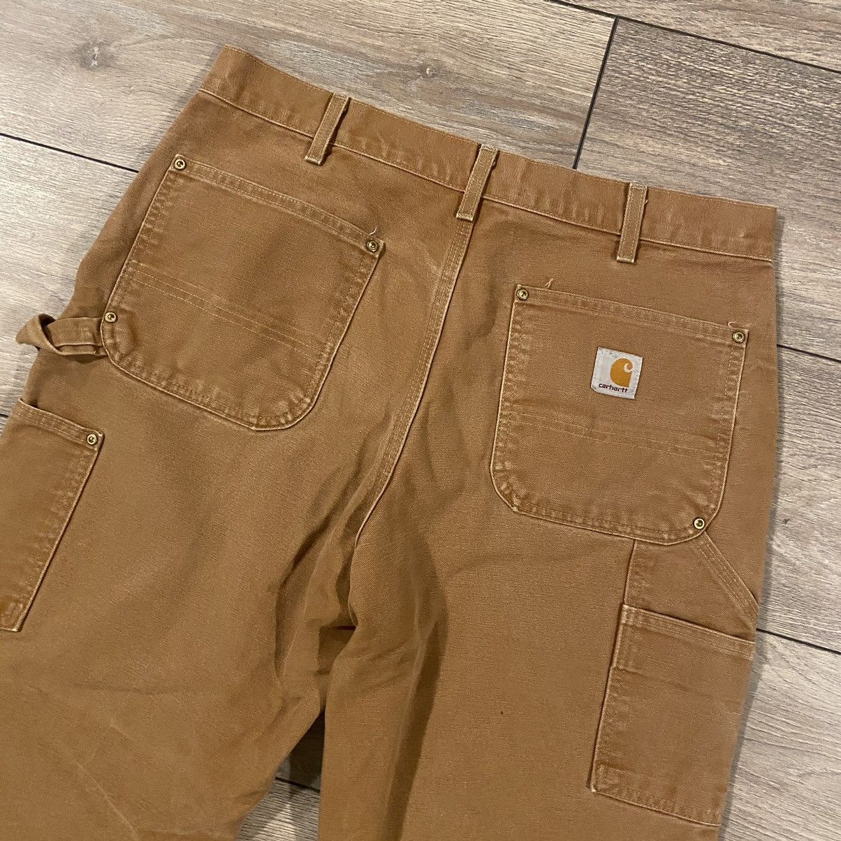 Carhartt × Vintage Carhartt 125th Anniversary Double Knees Duck Brown Size US 34 / EU 50 - 4 Thumbnail
