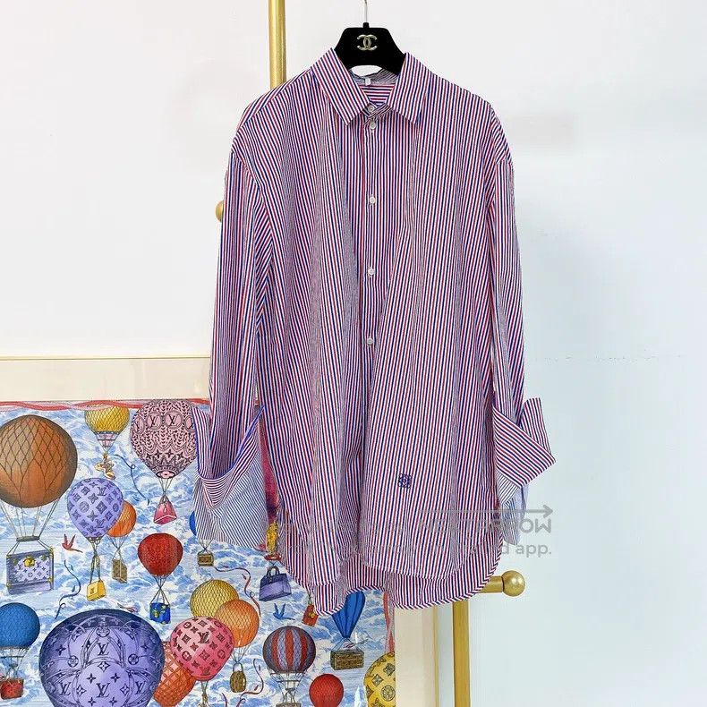 Loewe Loewe Striped shirt Size XXS / US 00 / IT 34 - 1 Thumbnail