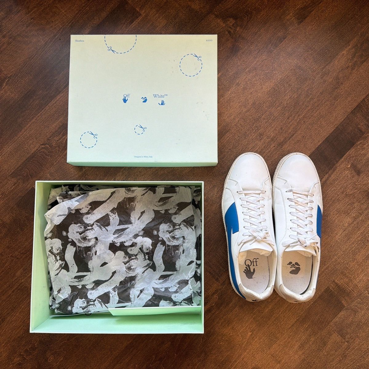 Off-White Off-White Arrows Sneakers Size US 12 / EU 45 - 1 Thumbnail
