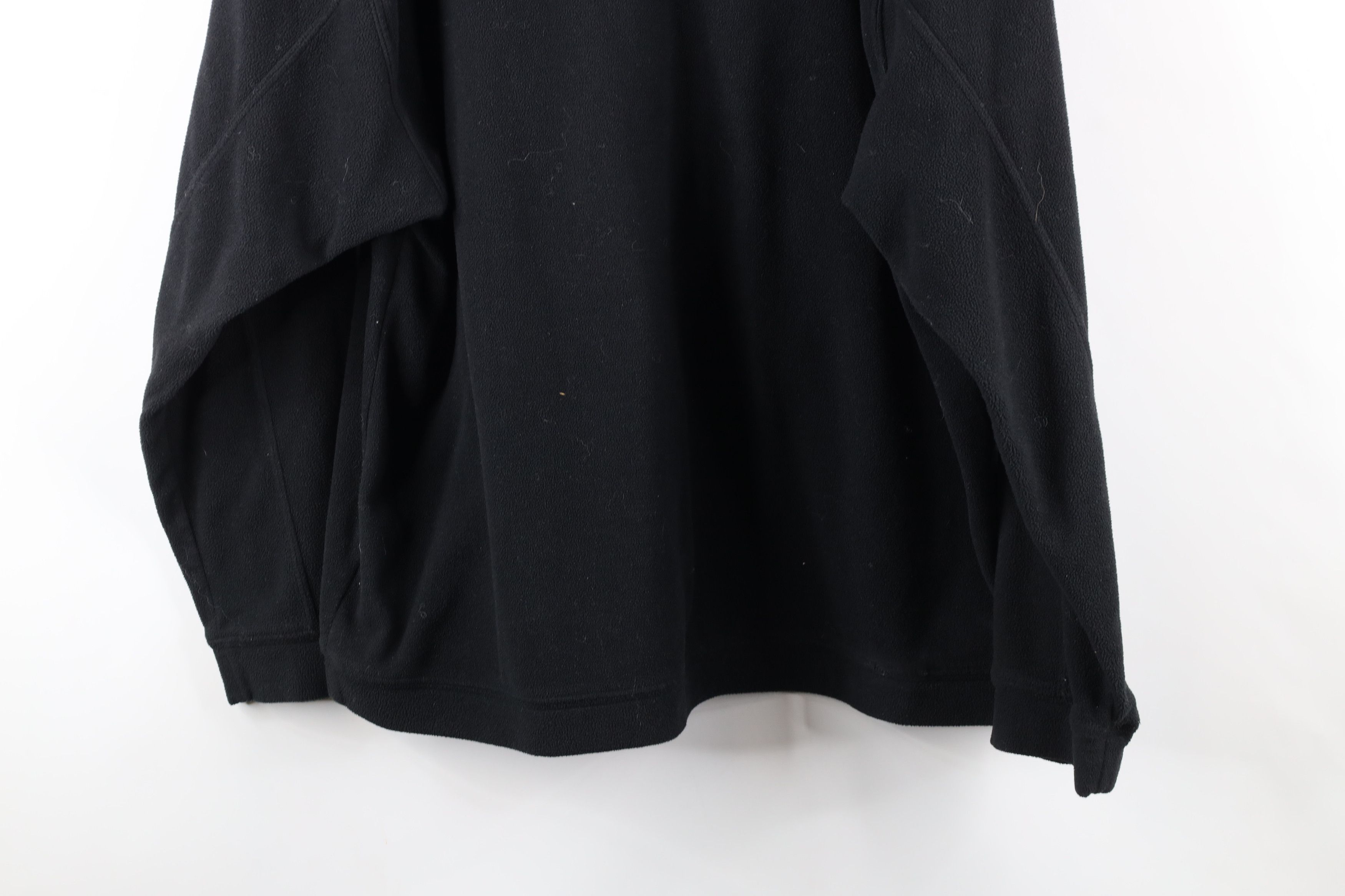 The North Face × Vintage Vintage 90s The North Face Spell Out Fleece Hoodie Black USA Size US L / EU 52-54 / 3 - 11 Thumbnail
