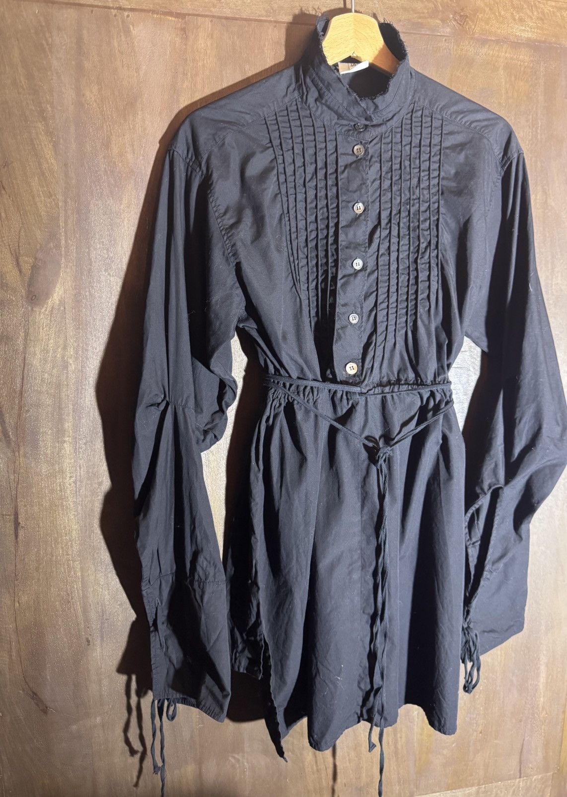 Ann Demeulemeester ann demeulemeester vintage black cotton shirt dress 40 Size M / US 6-8 / IT 42-44 - 12 Thumbnail