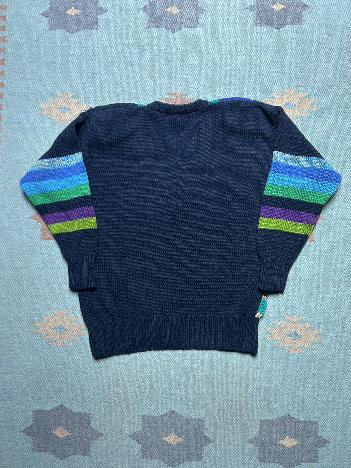 Vintage Vtg Venezia sweater ramie cotton knit sparkles shiny medium Size M / US 6-8 / IT 42-44 - 6 Thumbnail